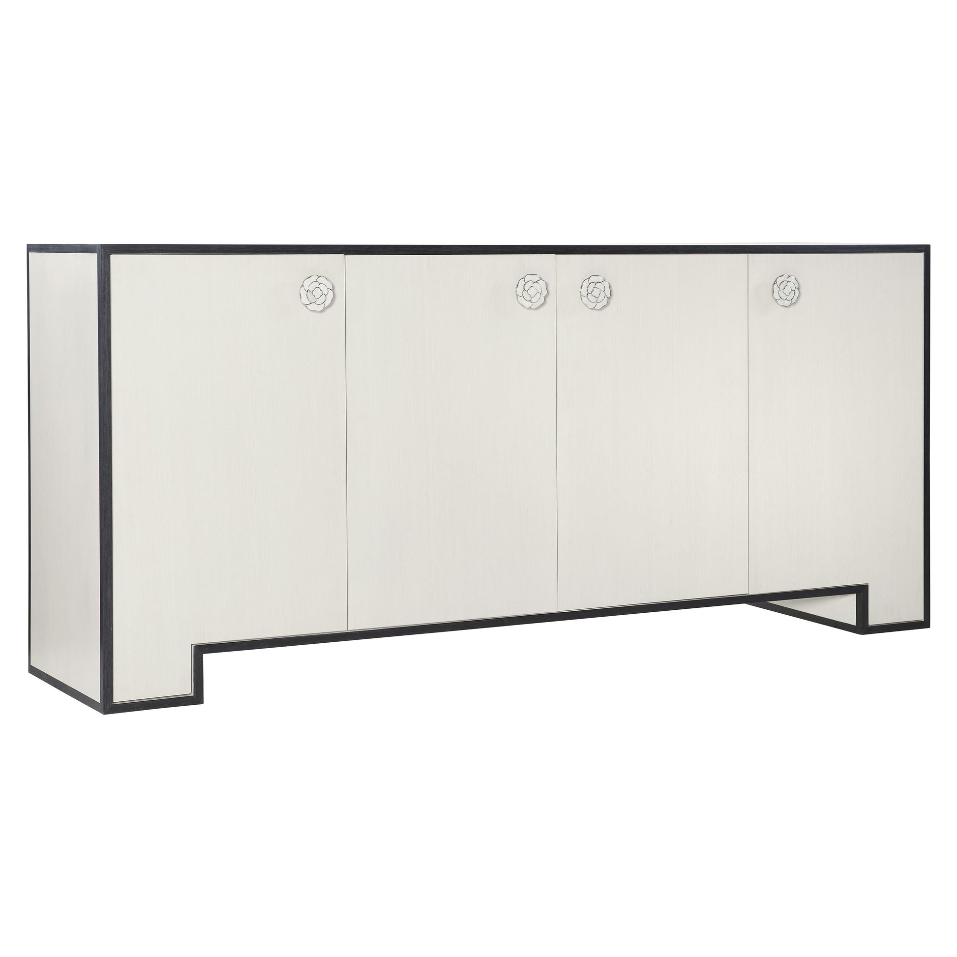 Silhouette Eggshell/Onyx Buffet - Ornate Home