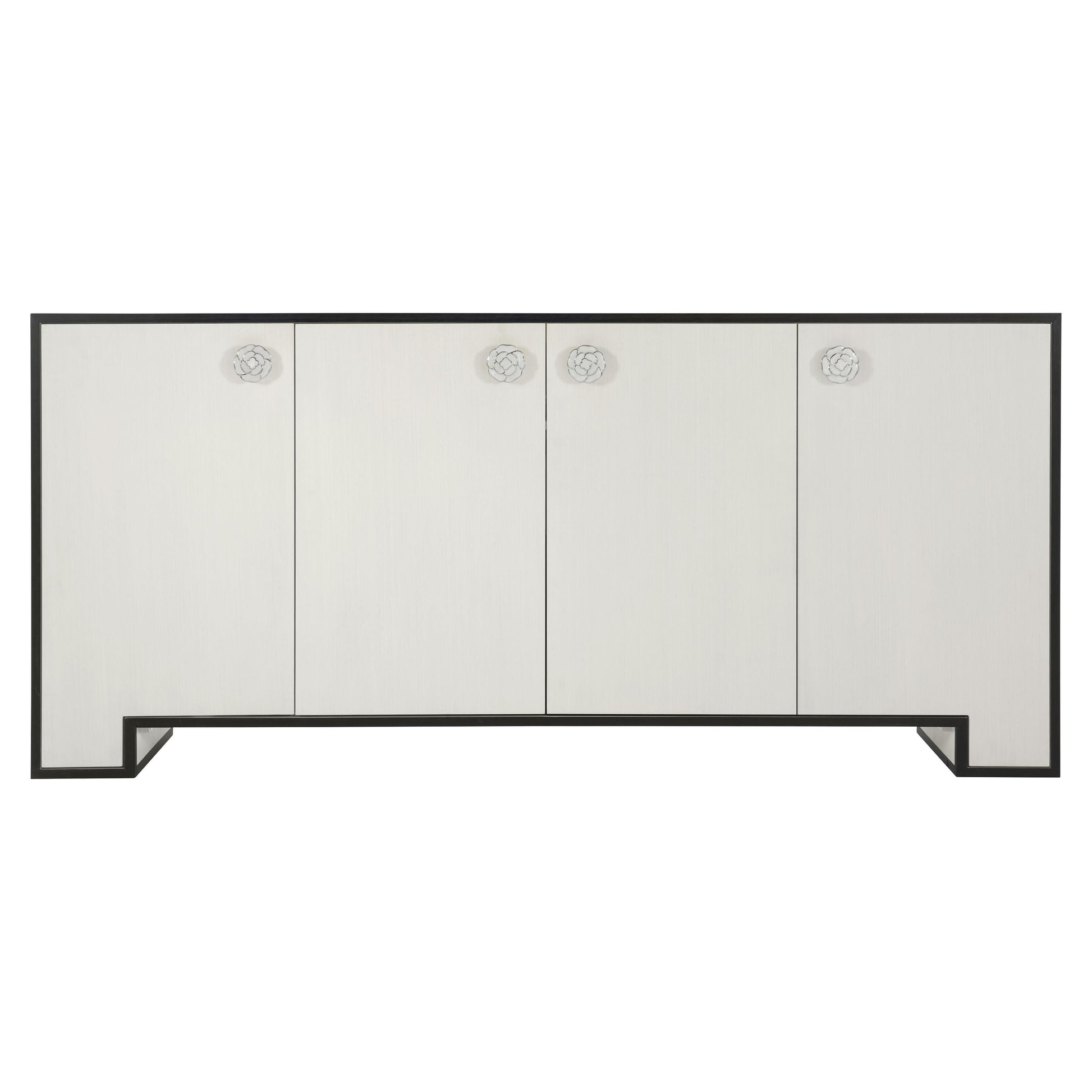 Silhouette Eggshell/Onyx Buffet - Ornate Home
