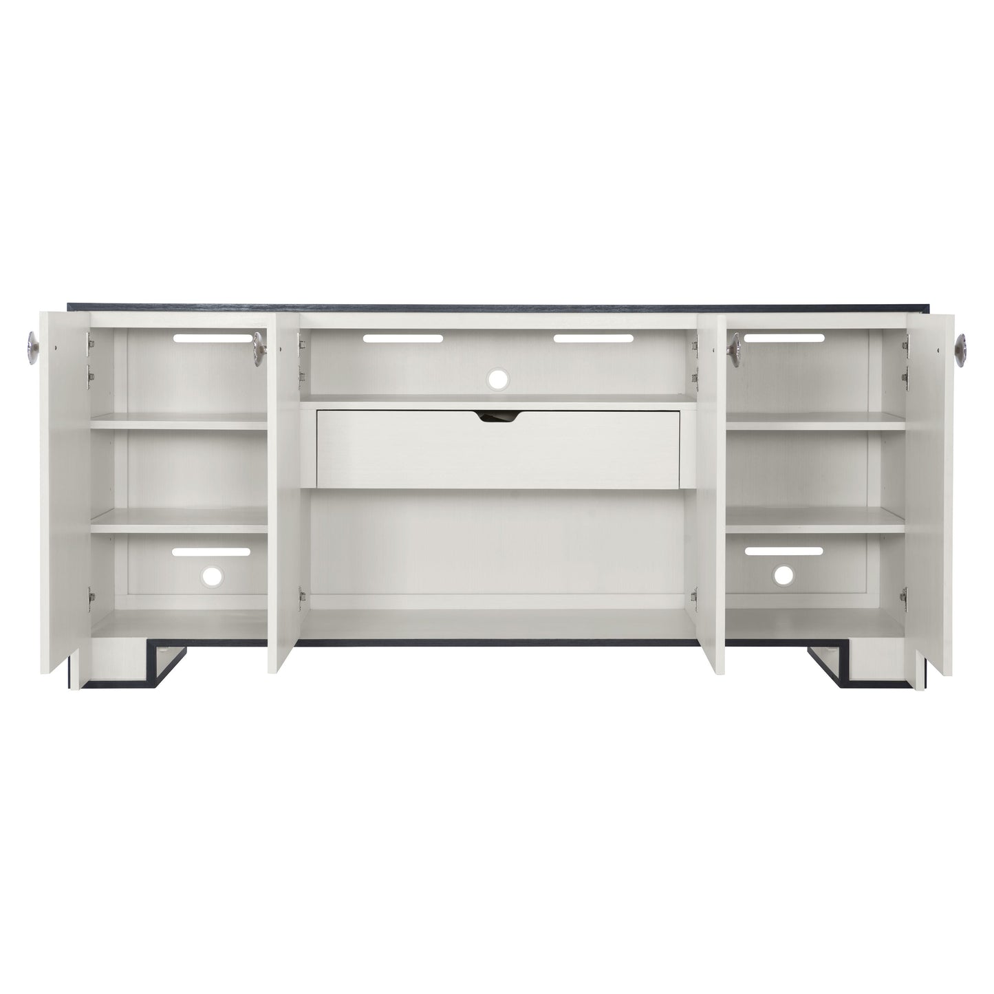 Silhouette Eggshell/Onyx Buffet - Ornate Home