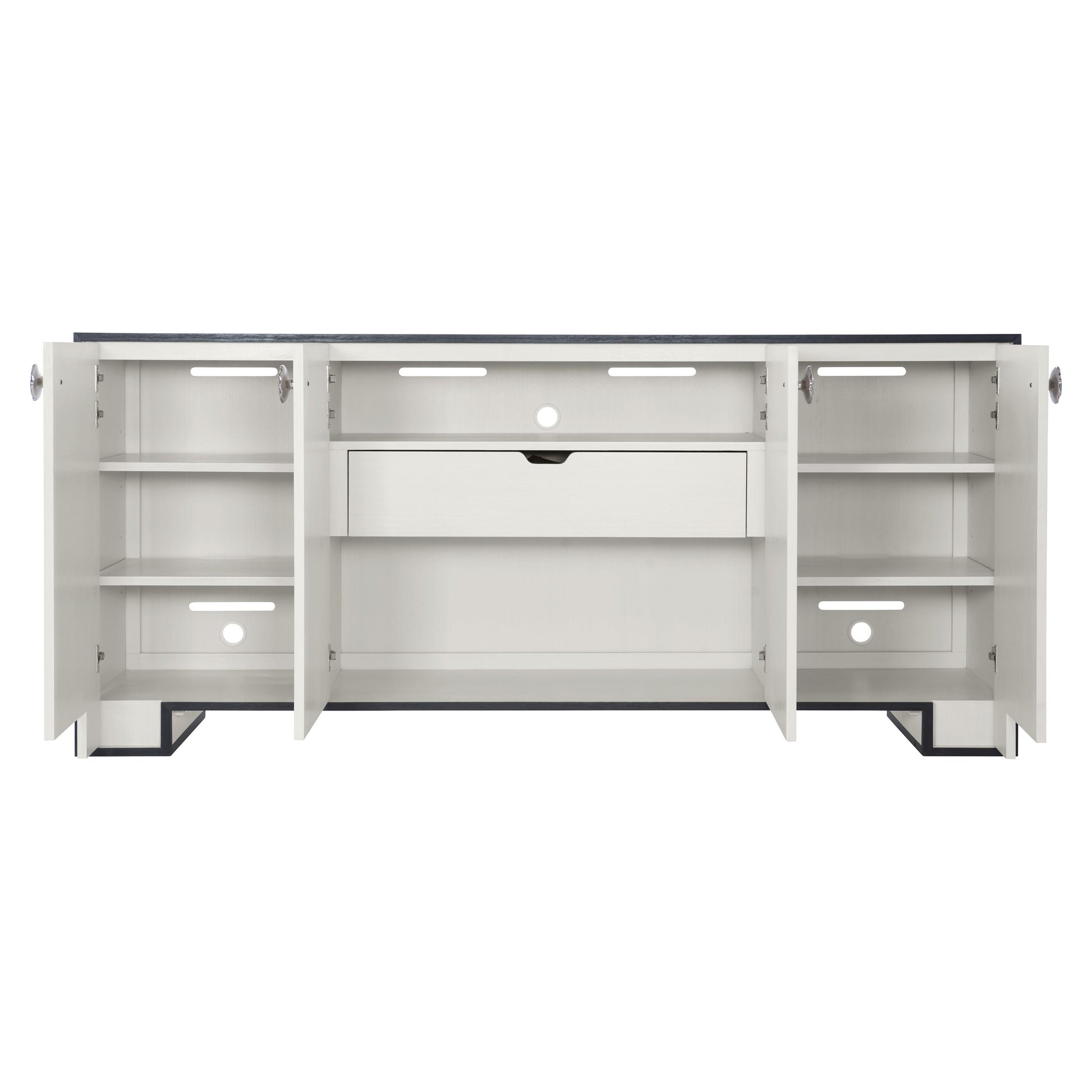 Silhouette Eggshell/Onyx Buffet - Ornate Home