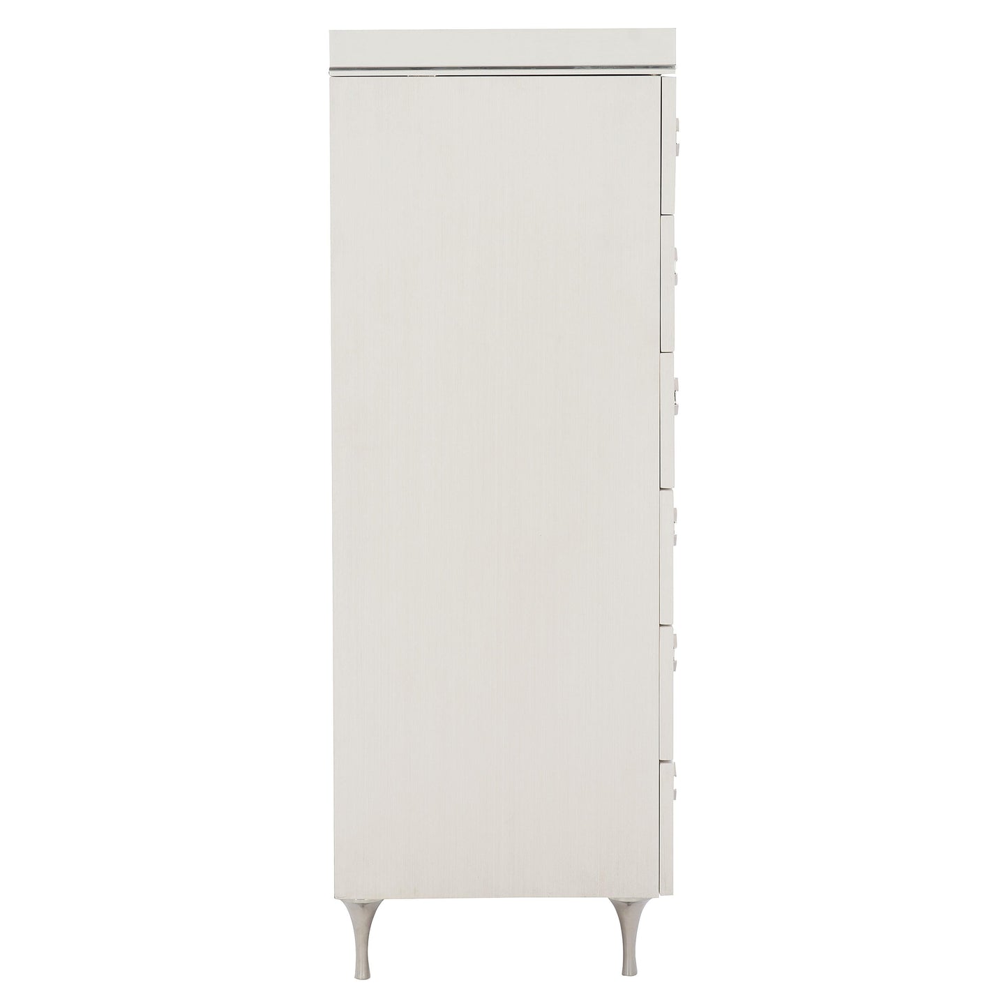 Silhouette Eggshell Tall Drawer Chest - Ornate Home