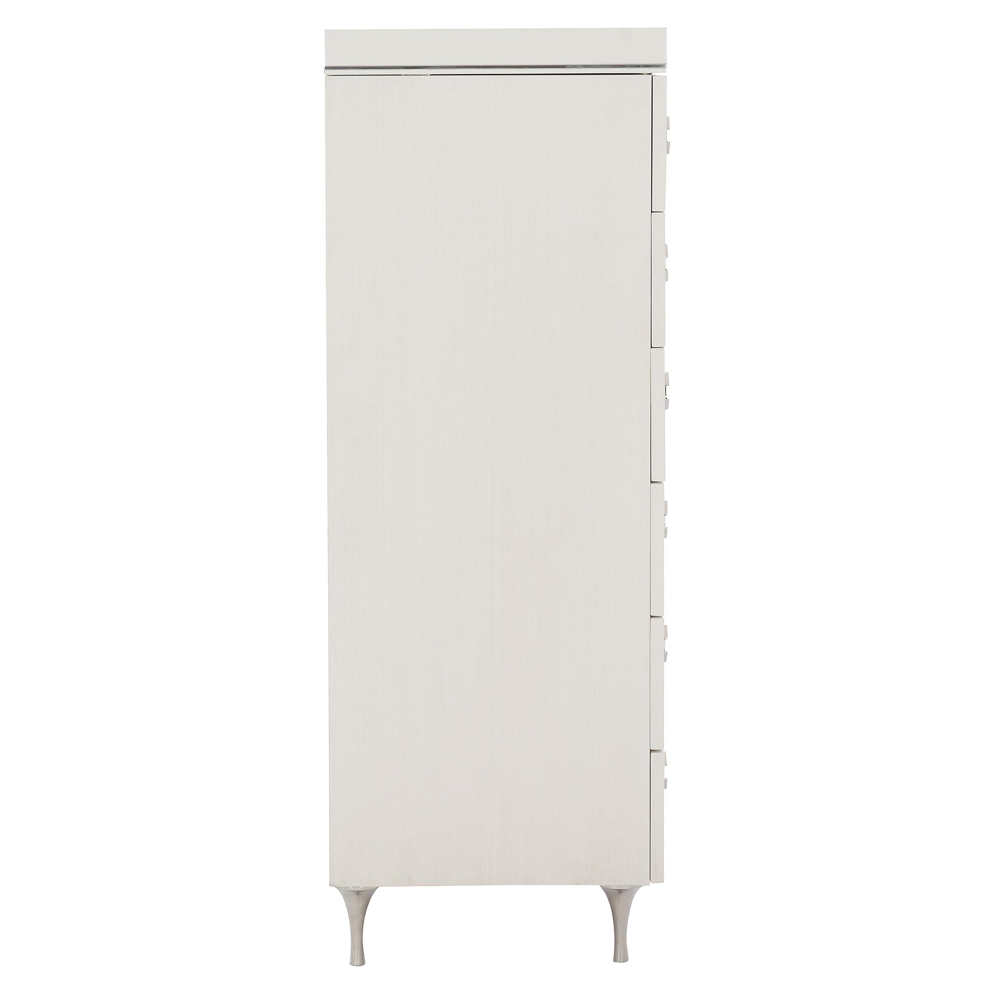 Silhouette Eggshell Tall Drawer Chest - Ornate Home