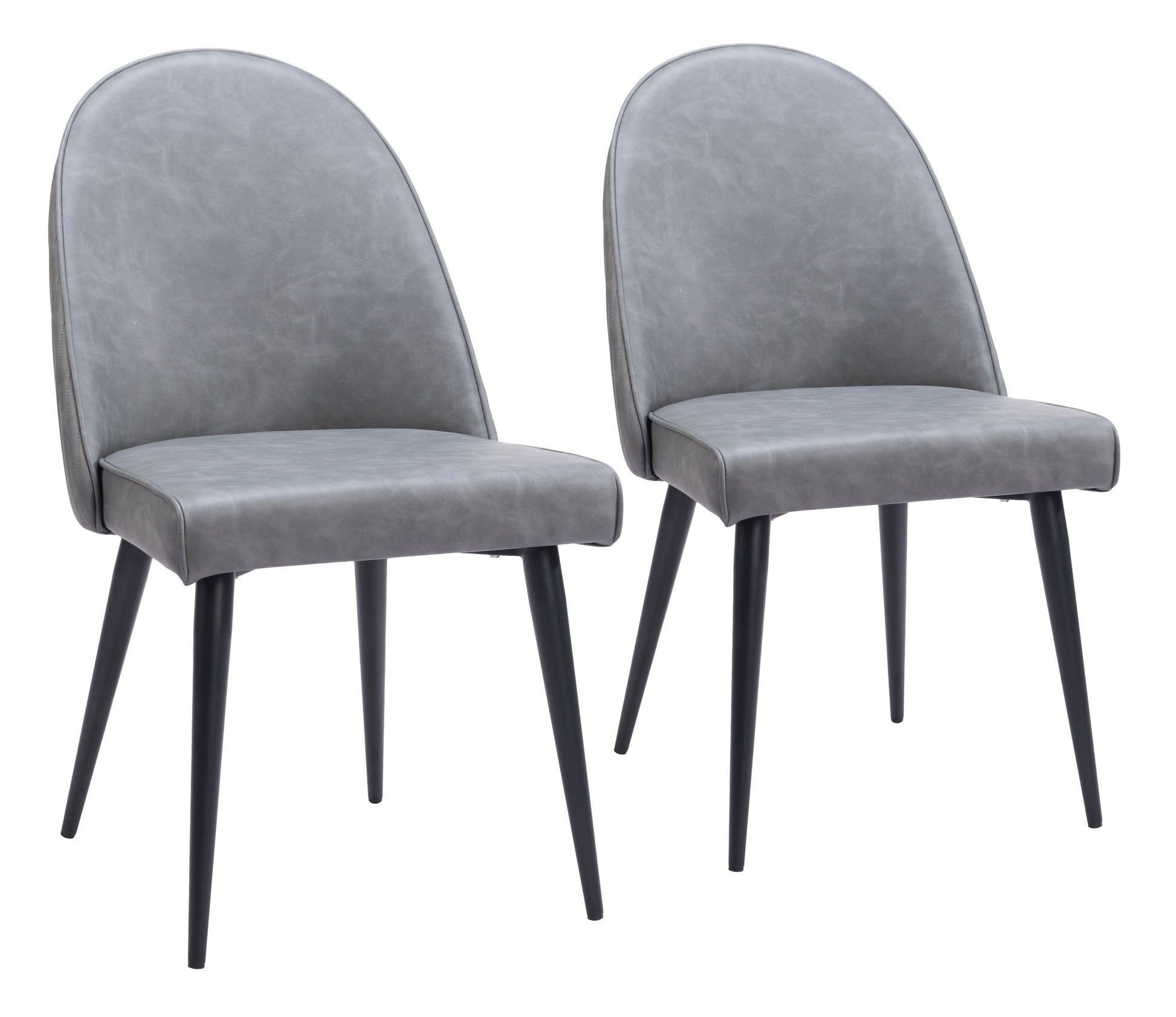 Silloth Gray Armless Dining Chair (Set of 2) - Ornate Home