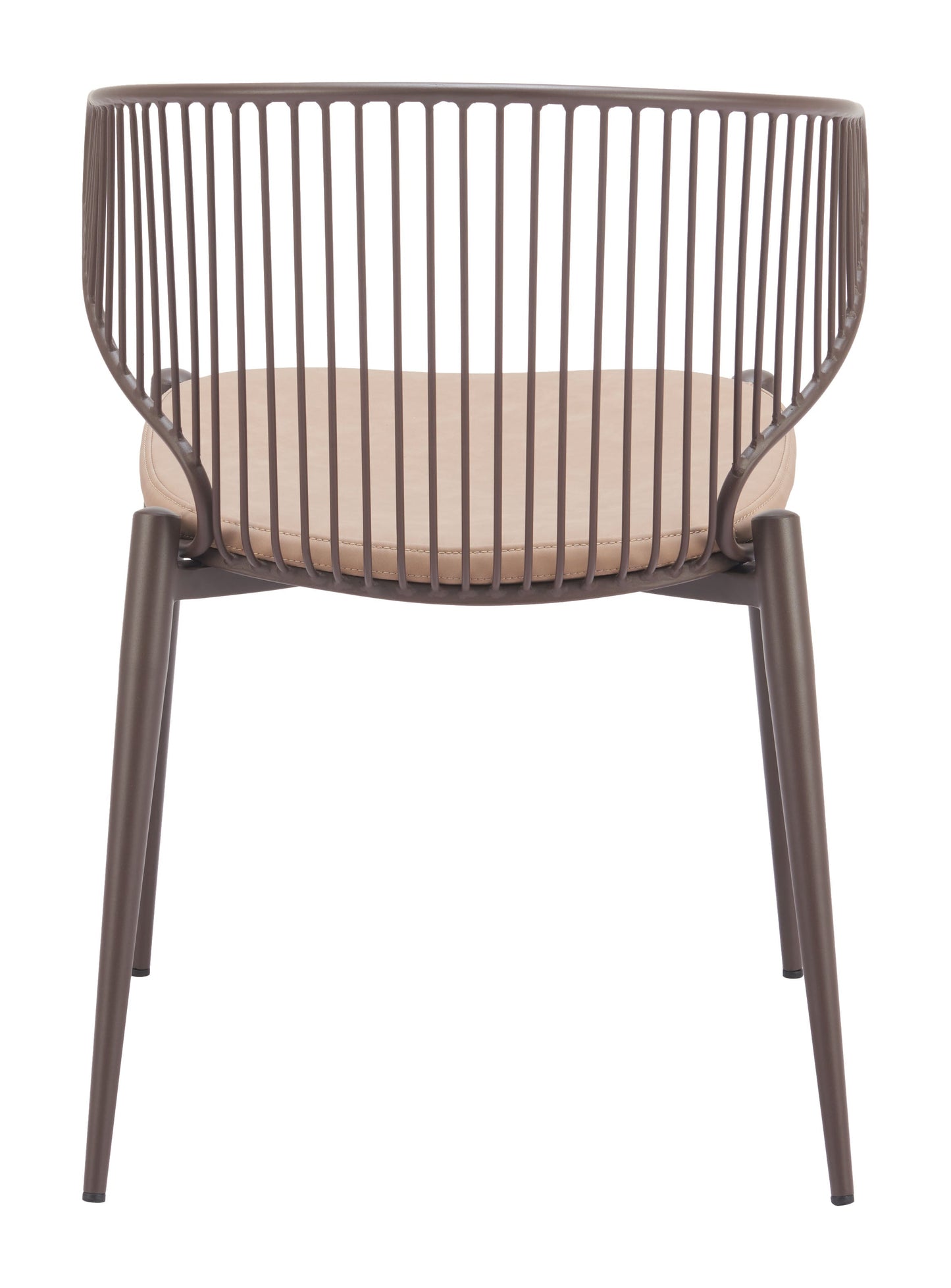 Silues Taupe & Brown Dining Chair (Set of 2) - Ornate Home