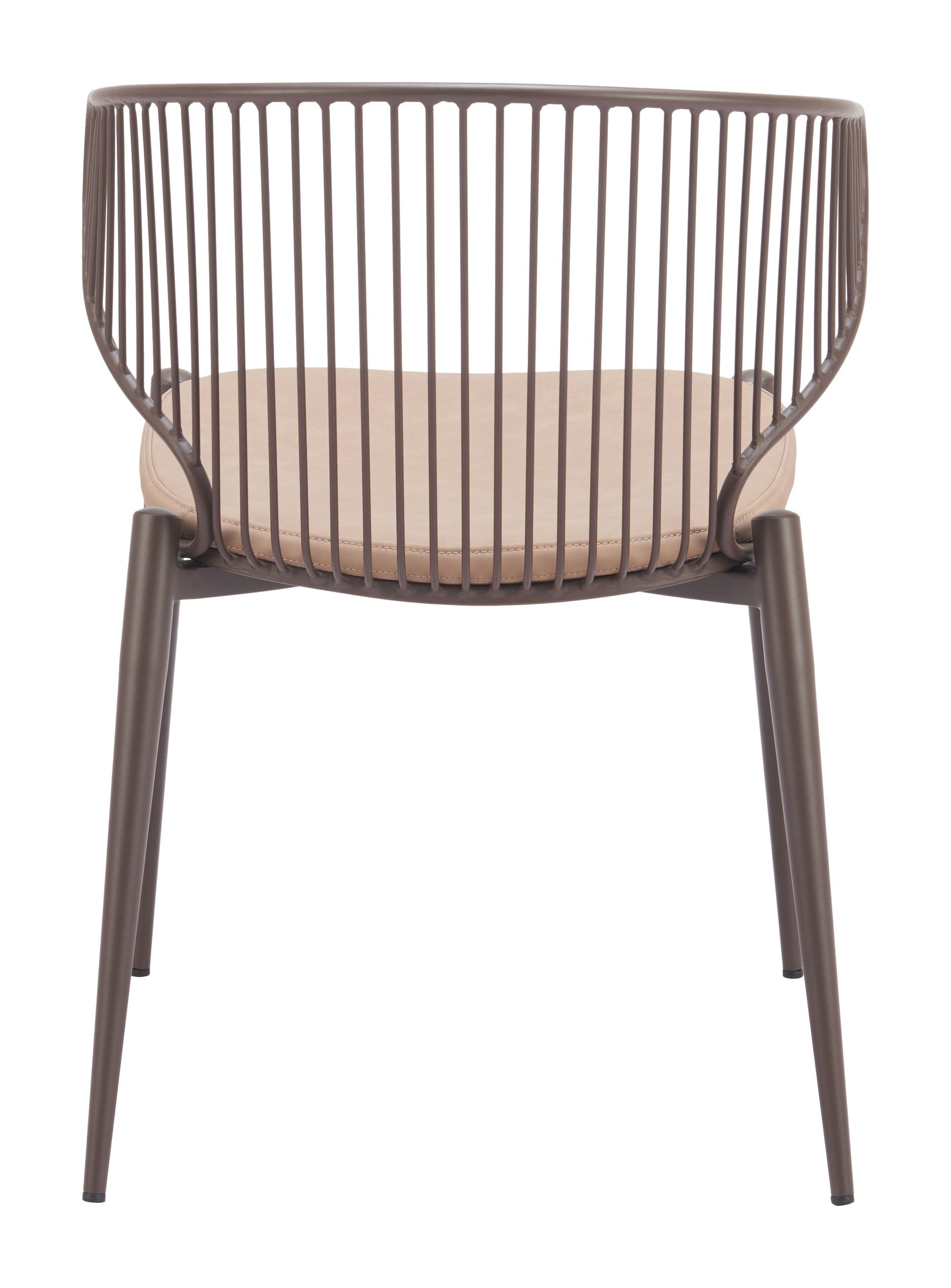 Silues Taupe & Brown Dining Chair (Set of 2) - Ornate Home