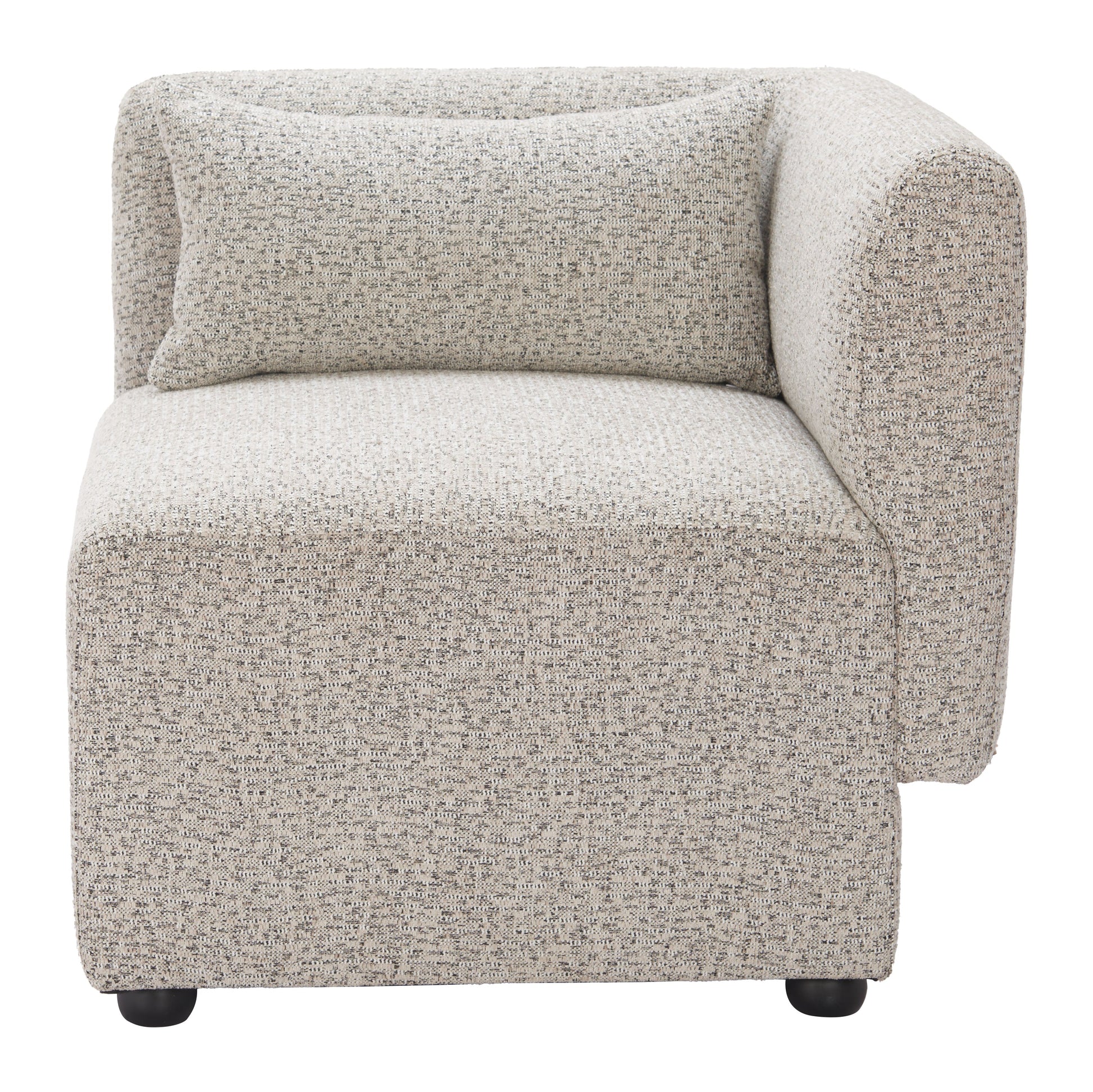 Simu Dune Greige Corner Chair - Ornate Home