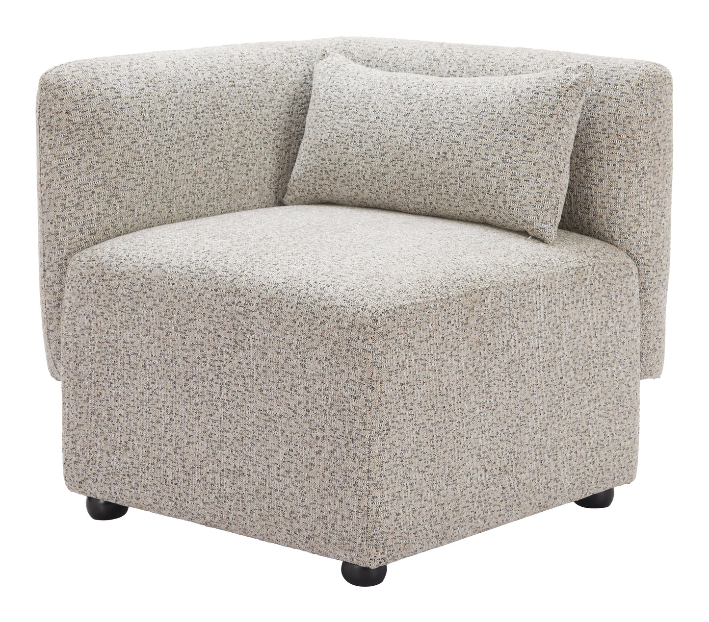 Simu Dune Greige Corner Chair - Ornate Home