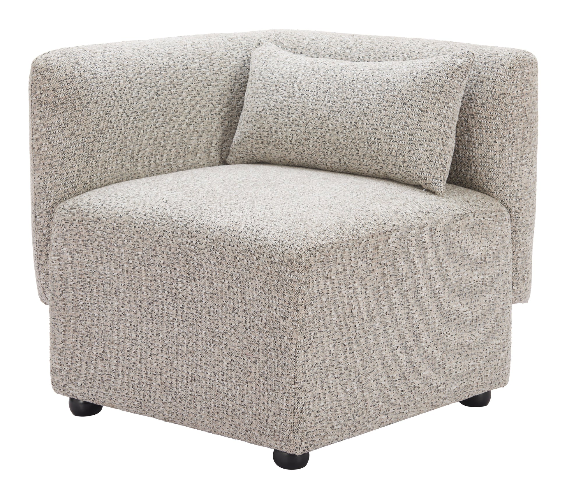 Simu Dune Greige Corner Chair - Ornate Home