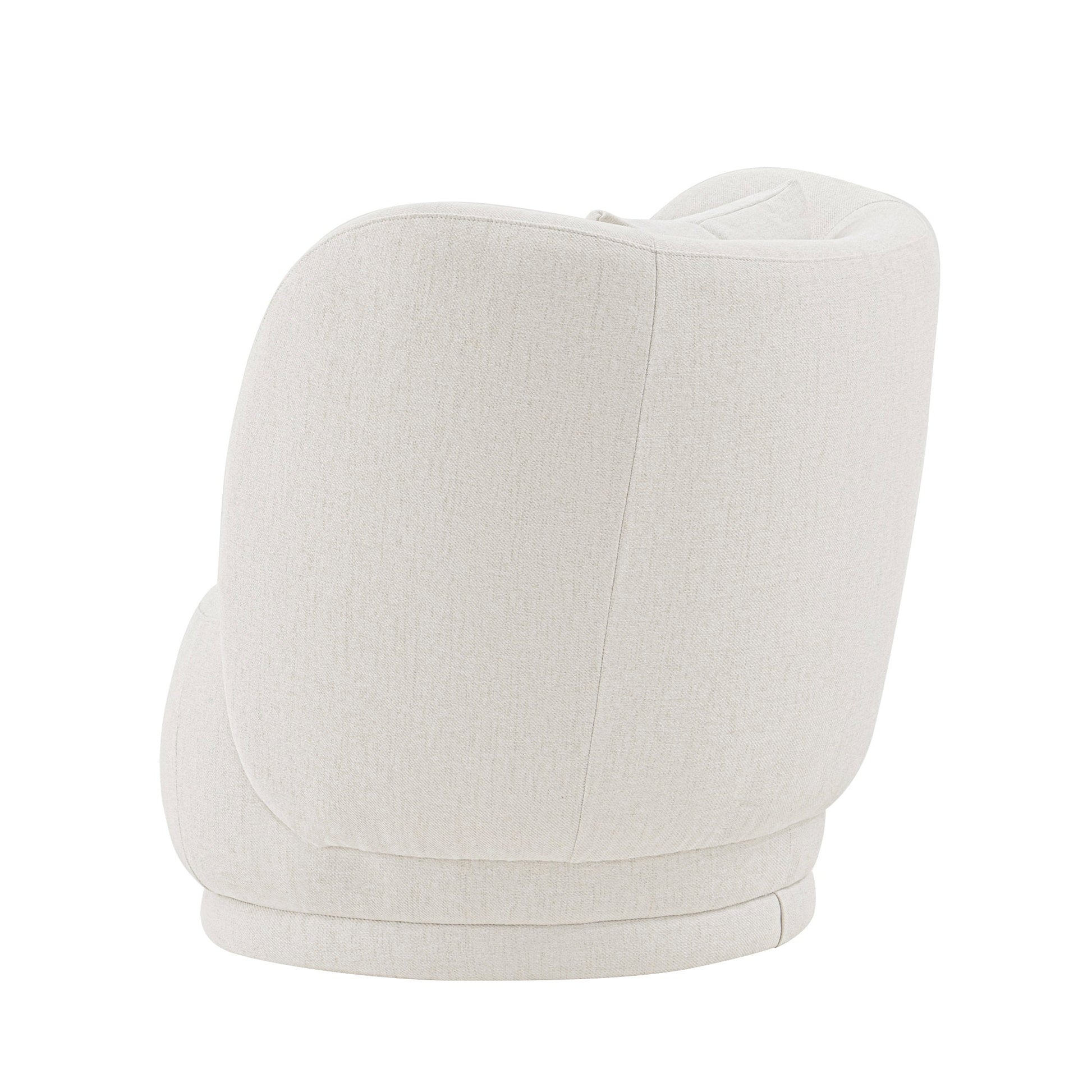 Siri Accent Chair in Cream (set of 2) - Ornate Home