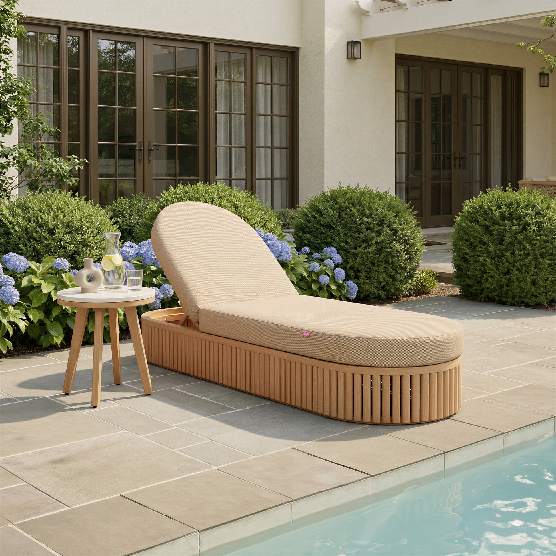 Siro Natural Outdoor Side Table - Ornate Home