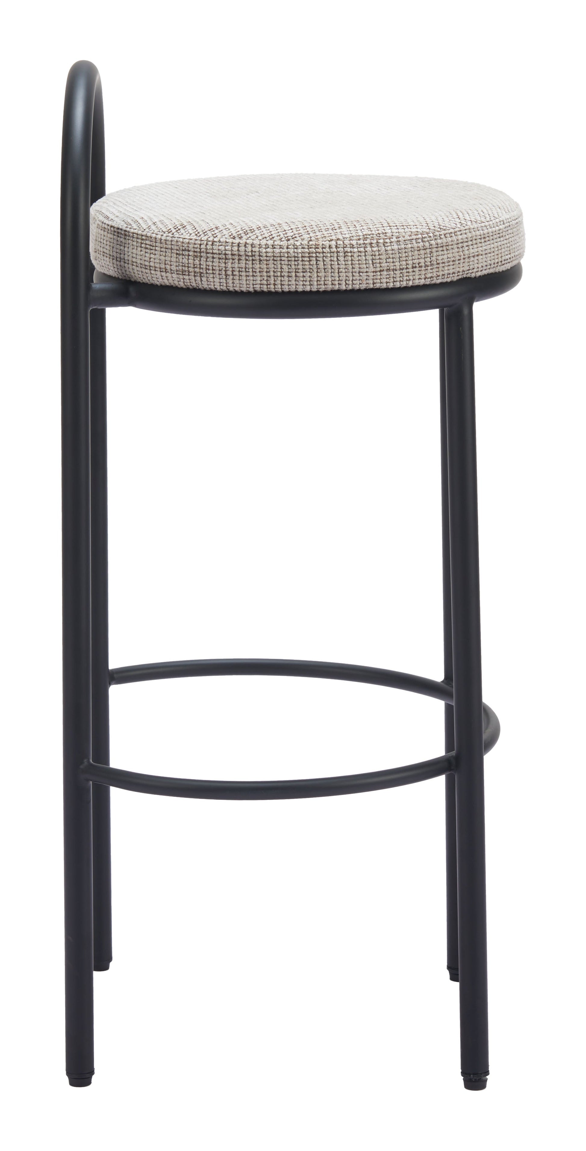 Sisal Beige Tweed Barstool (Set of 2) - Ornate Home