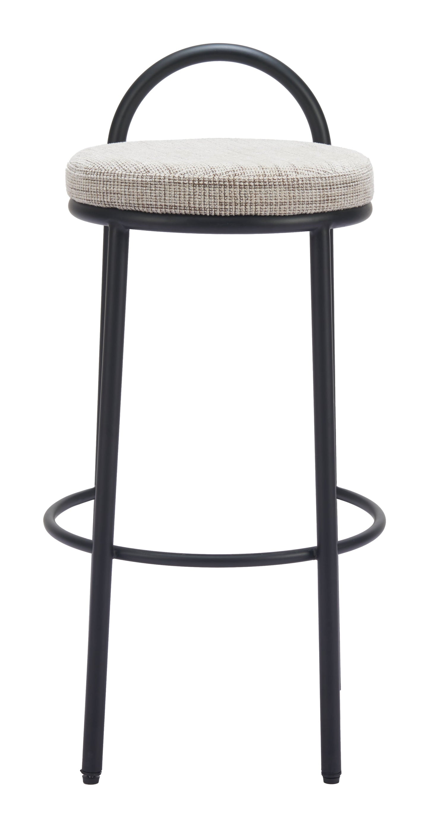 Sisal Beige Tweed Barstool (Set of 2) - Ornate Home
