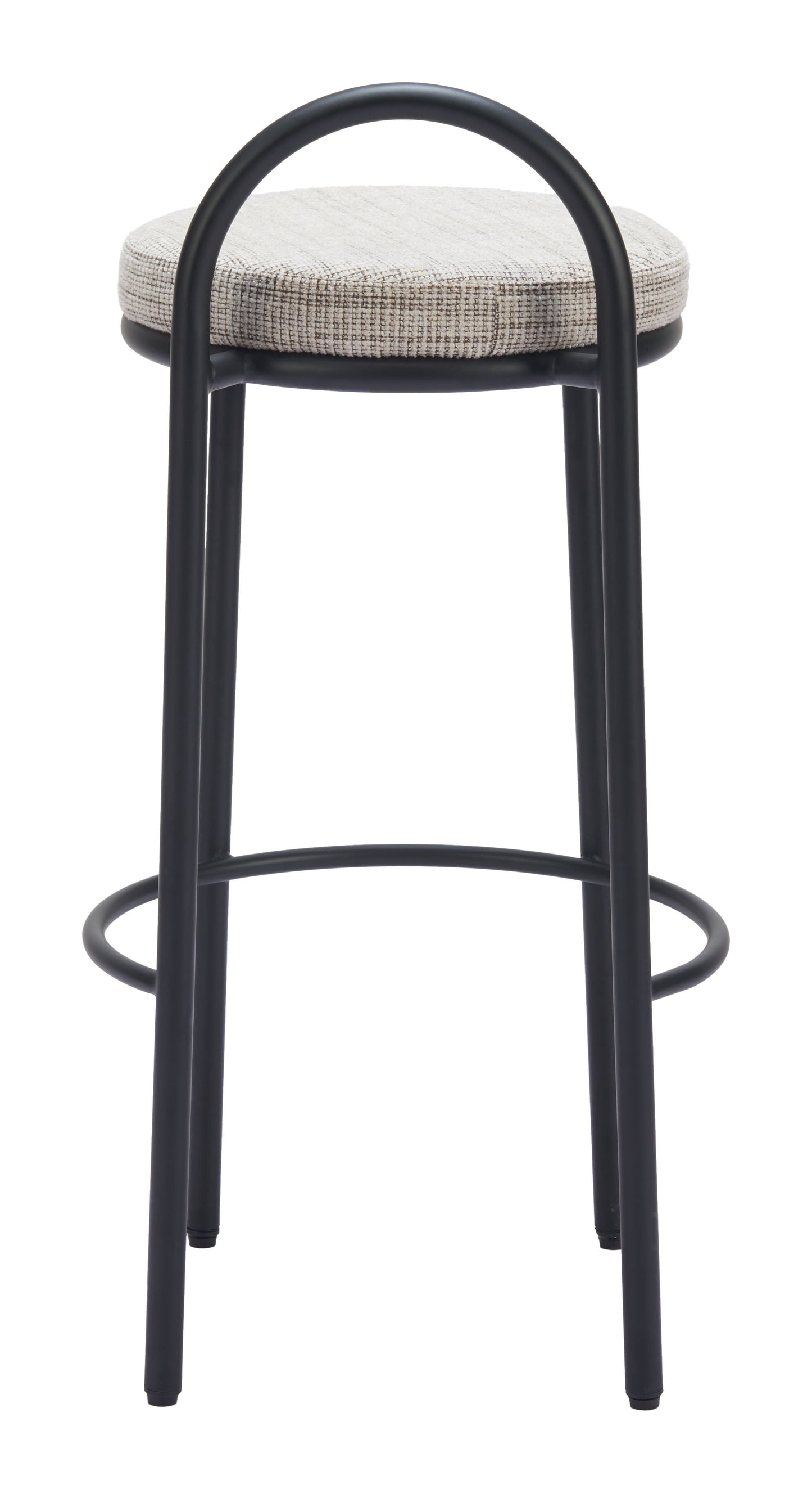 Sisal Beige Tweed Barstool (Set of 2) - Ornate Home