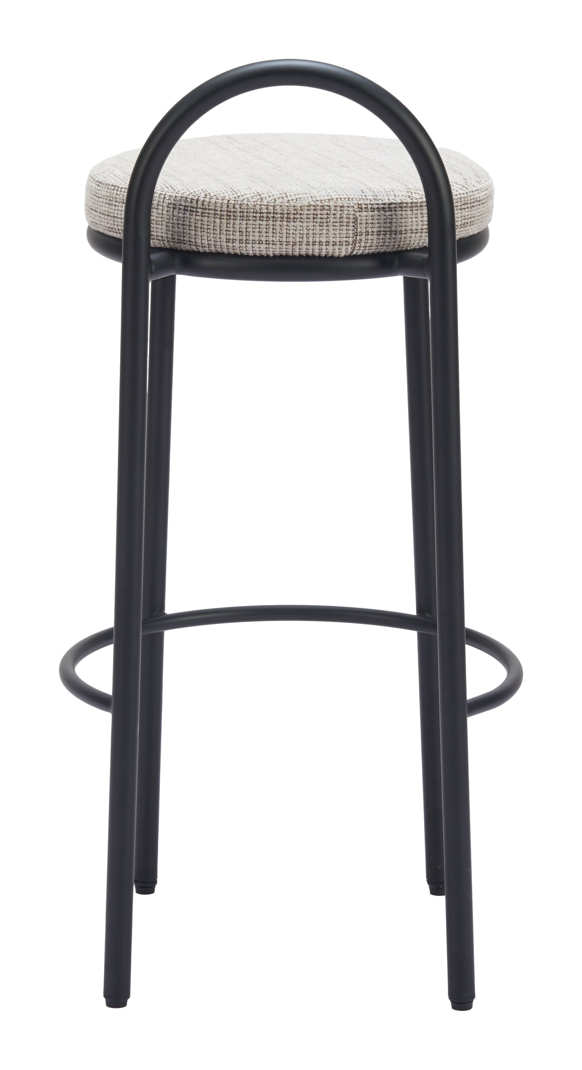 Sisal Beige Tweed Barstool (Set of 2) - Ornate Home