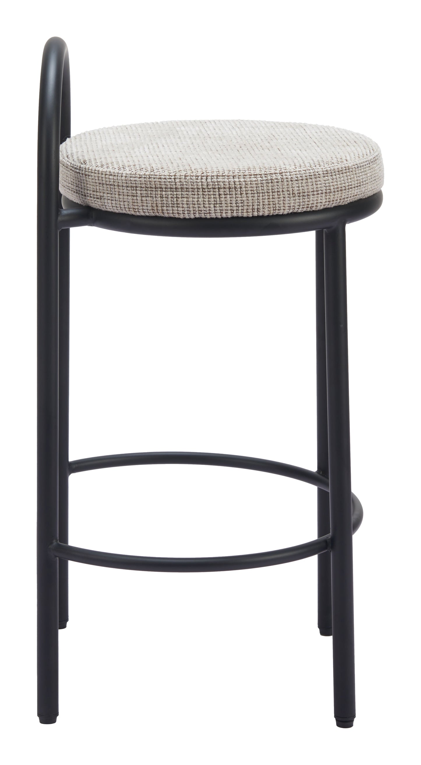 Sisal Beige Tweed Counter Stool (Set of 2) - Ornate Home