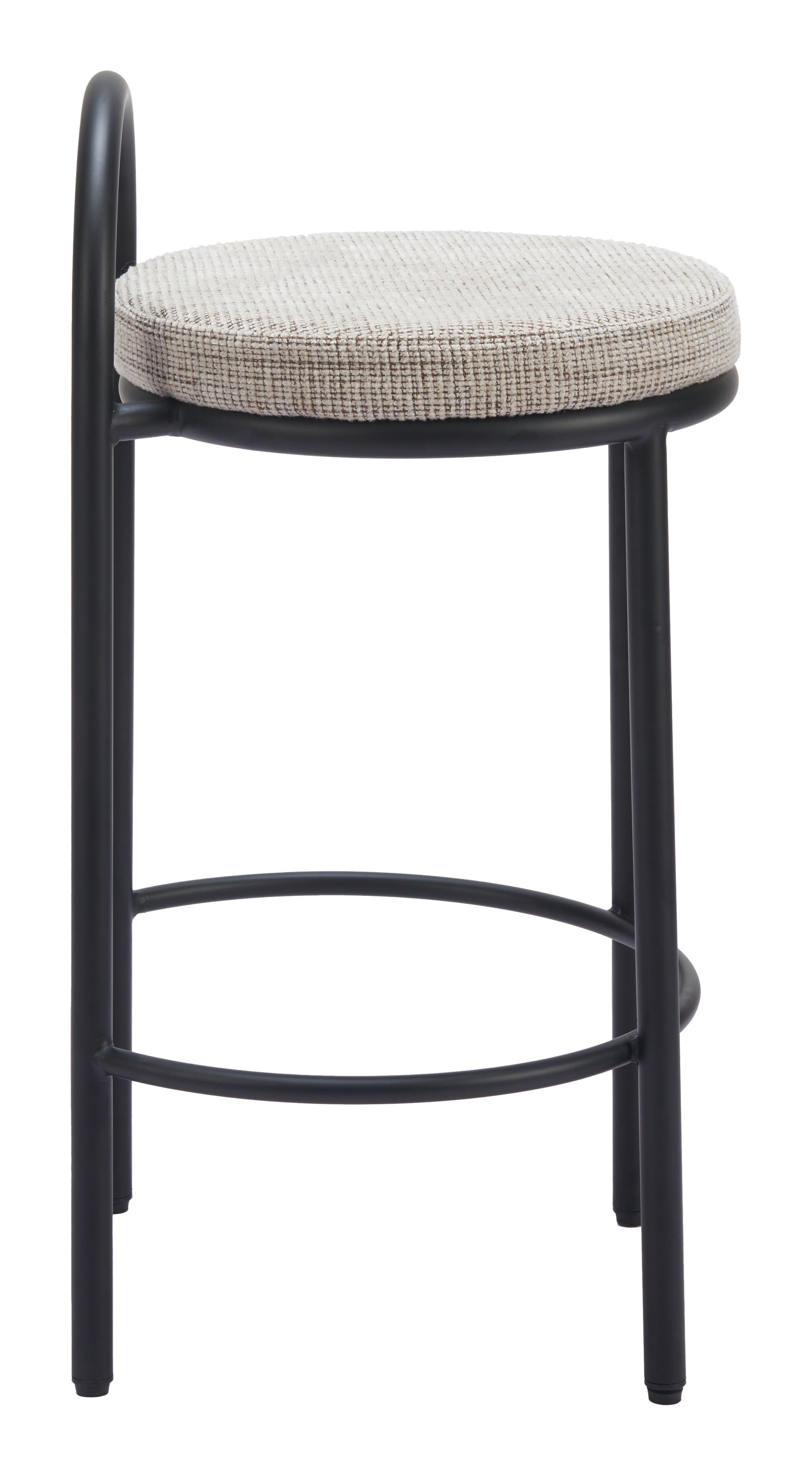 Sisal Beige Tweed Counter Stool (Set of 2) - Ornate Home
