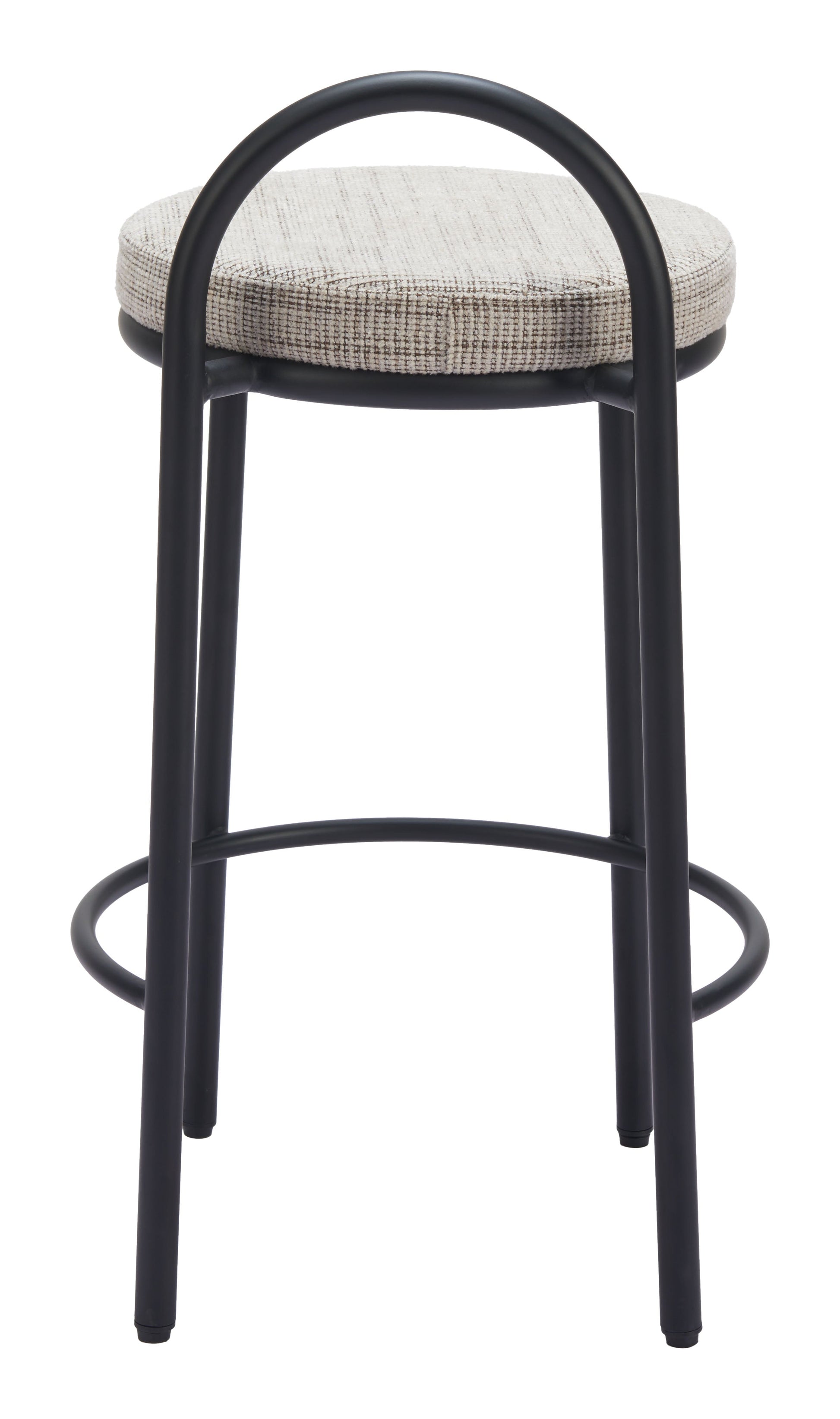 Sisal Beige Tweed Counter Stool (Set of 2) - Ornate Home