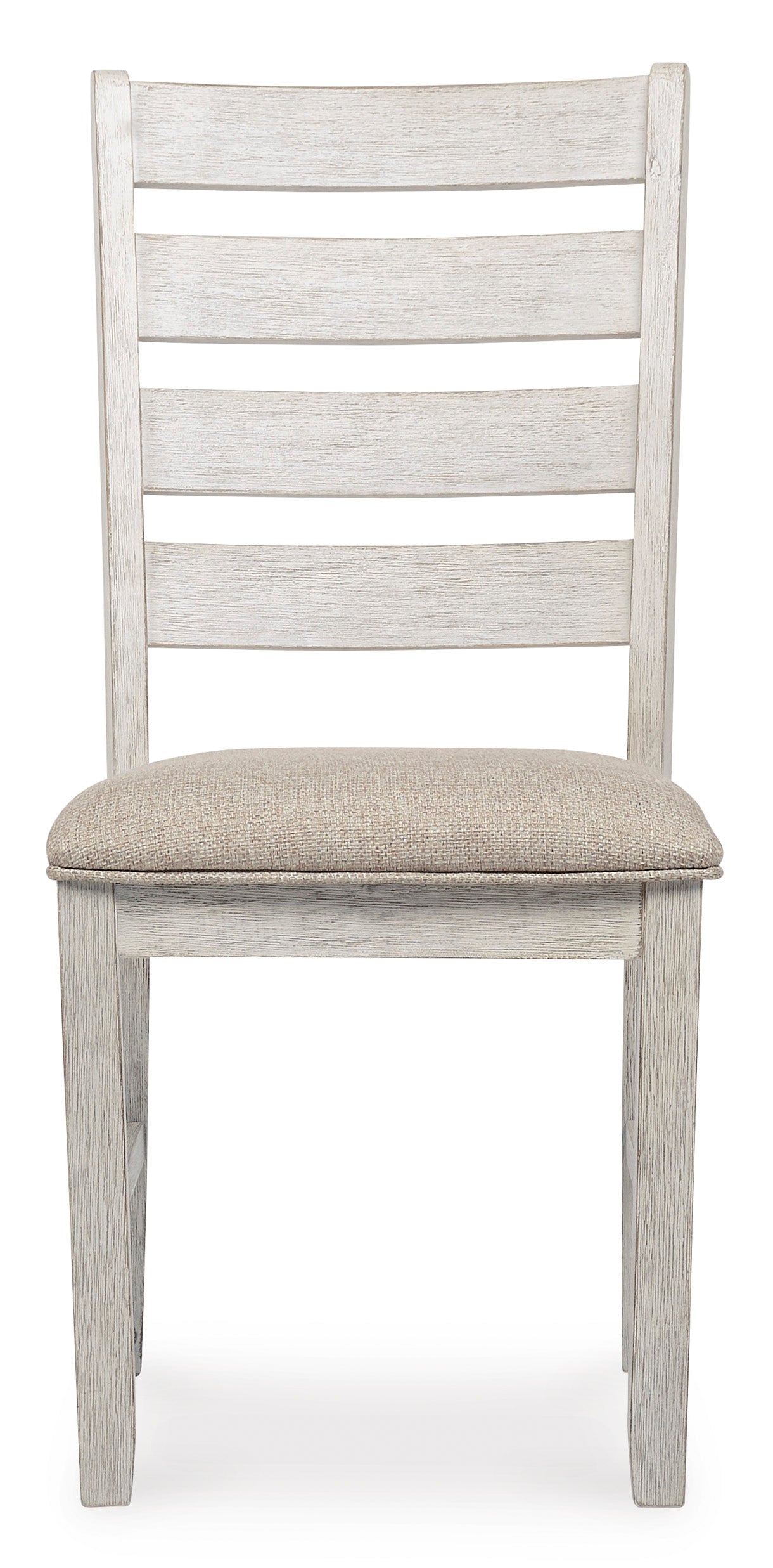 Skempton White/Light Brown Upholstered Barstool (Set of 2)- Viva Furn