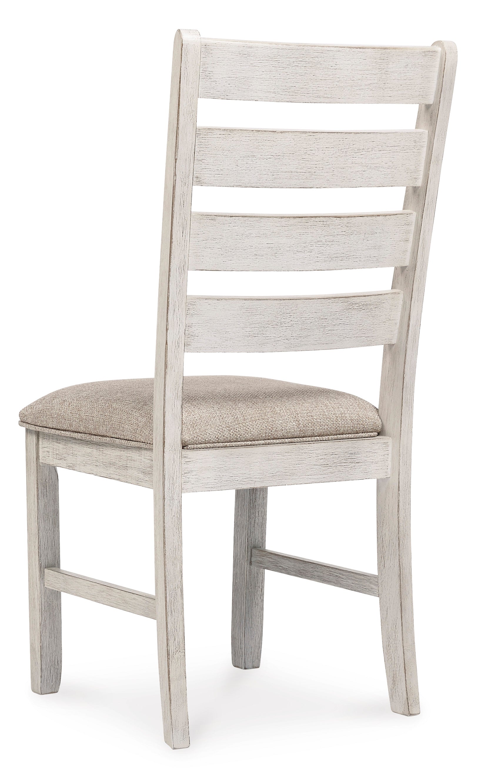 Skempton White/Light Brown Upholstered Barstool (Set of 2)- Viva Furn
