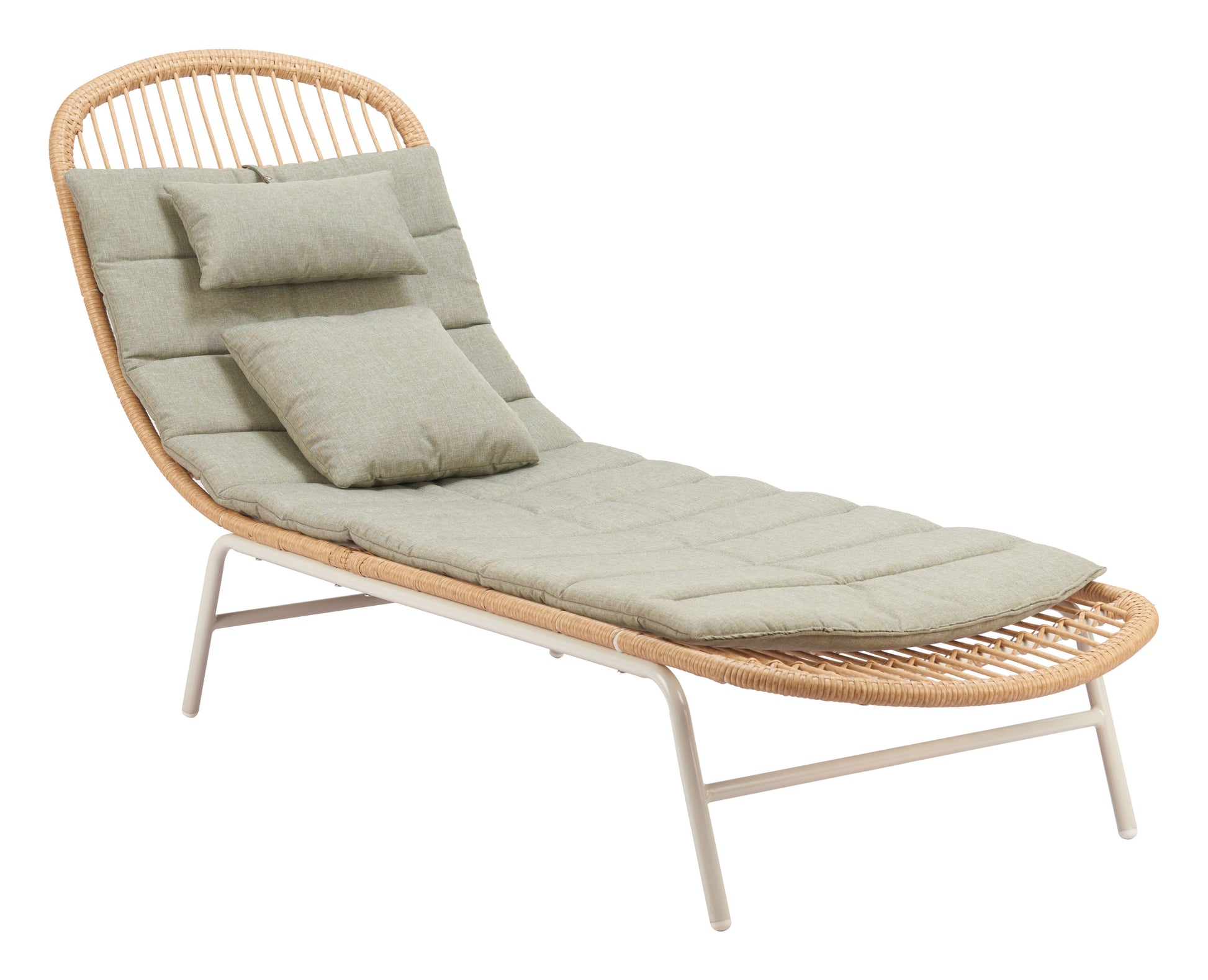 Skim Multicolor Outdoor Chaise Lounge - Ornate Home