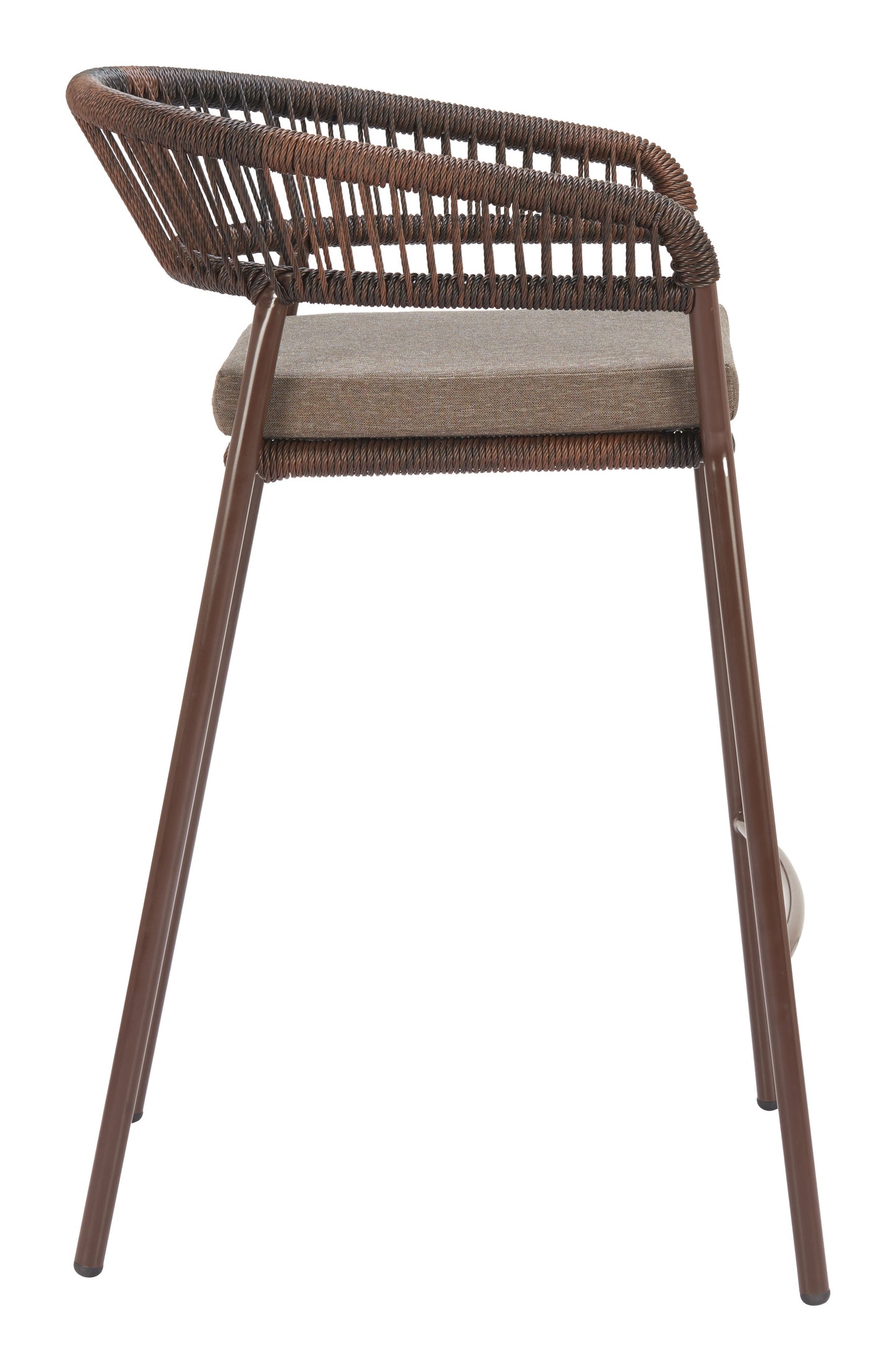 Skye Brown Outdoor Barstool (Set of 2) - Ornate Home