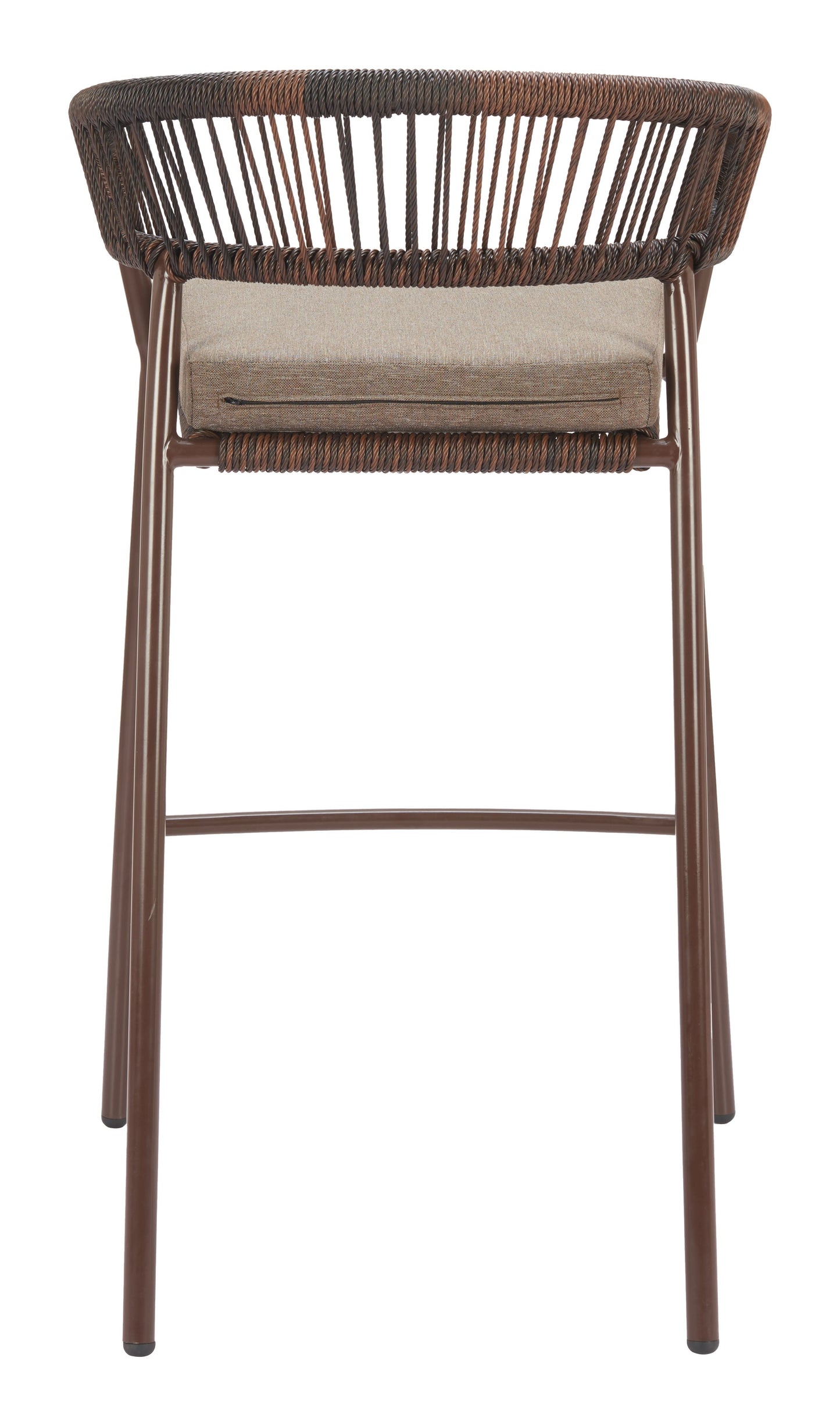Skye Brown Outdoor Barstool (Set of 2) - Ornate Home