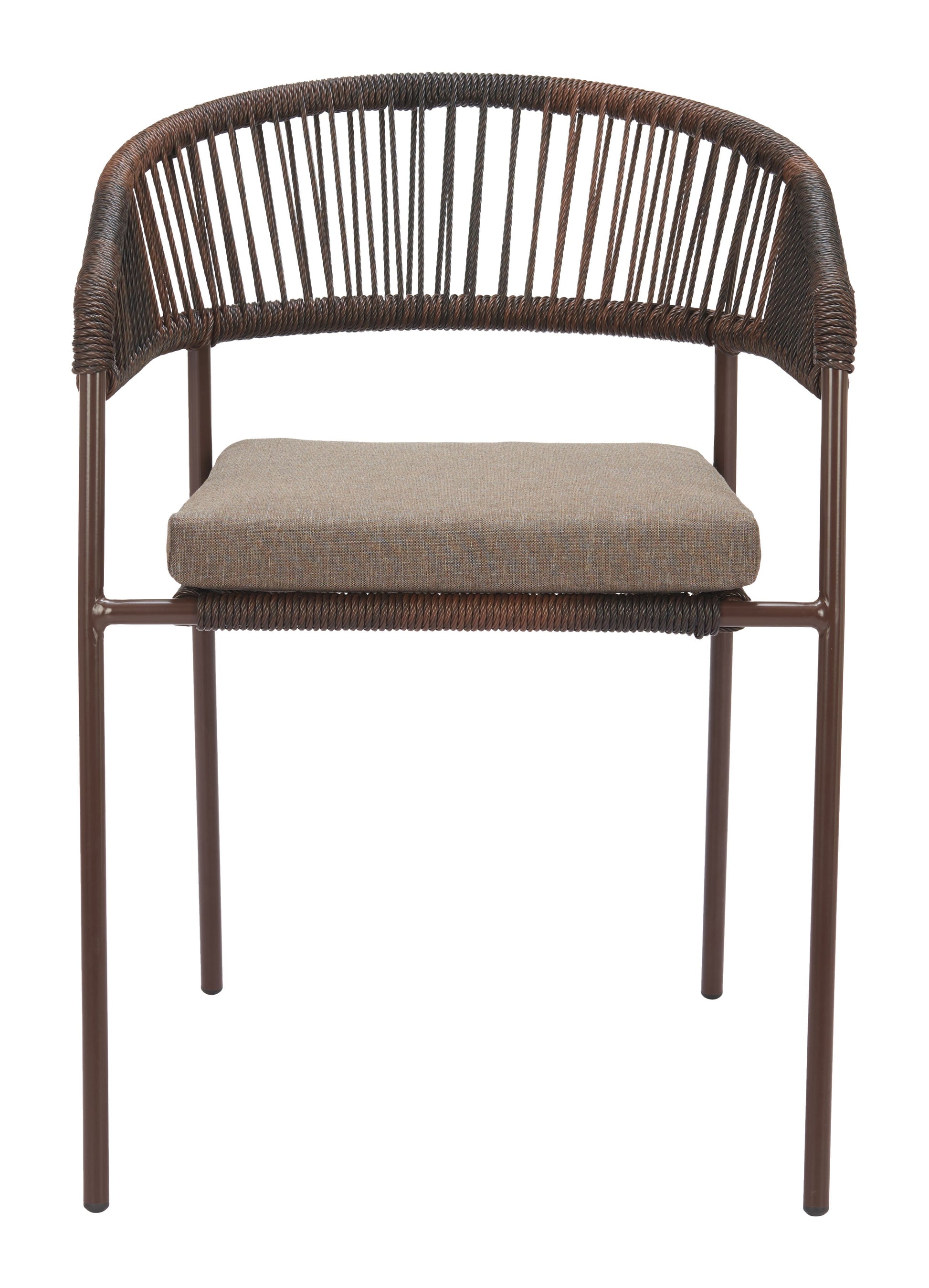Skye Brown Outdoor Dining Chair (Set of 2) - Ornate Home