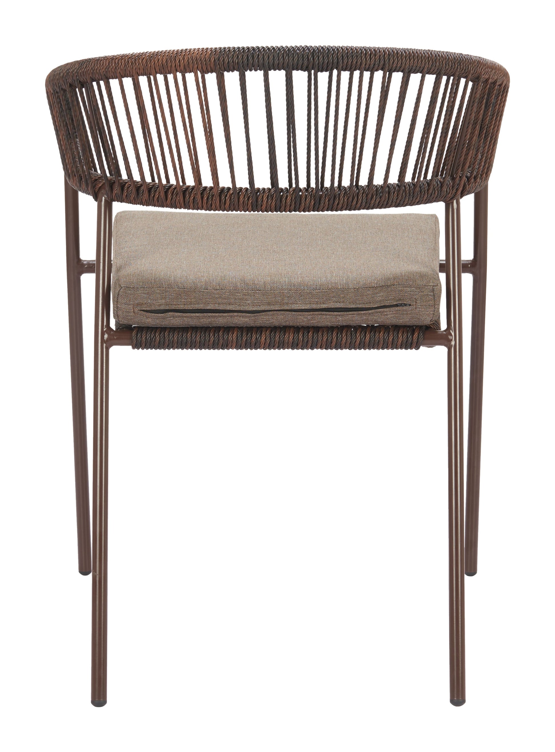 Skye Brown Outdoor Dining Chair (Set of 2) - Ornate Home