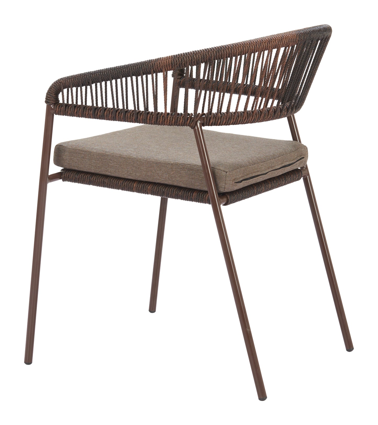 Skye Brown Outdoor Dining Chair (Set of 2) - Ornate Home
