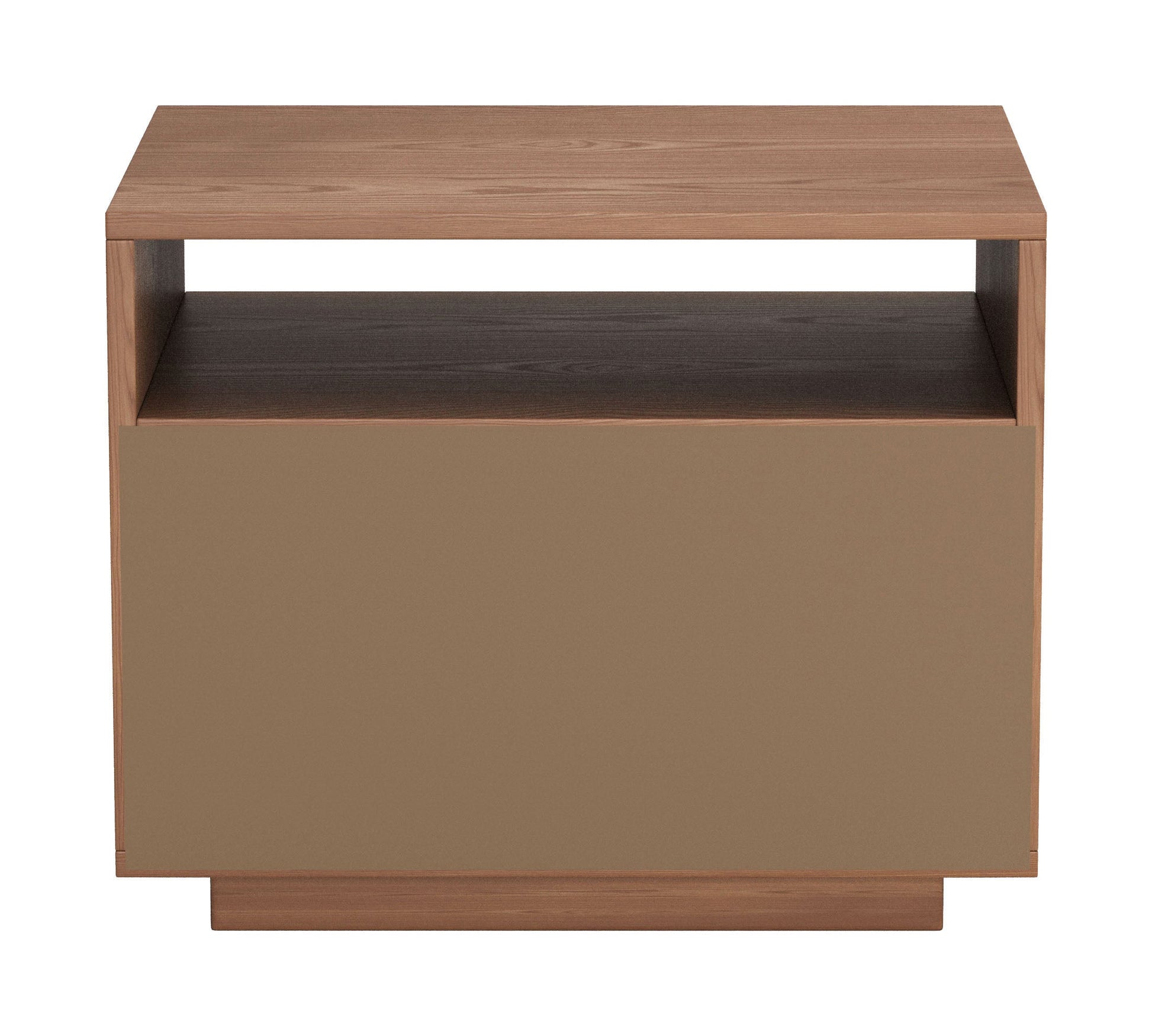 Slit Walnut Nightstand - Ornate Home
