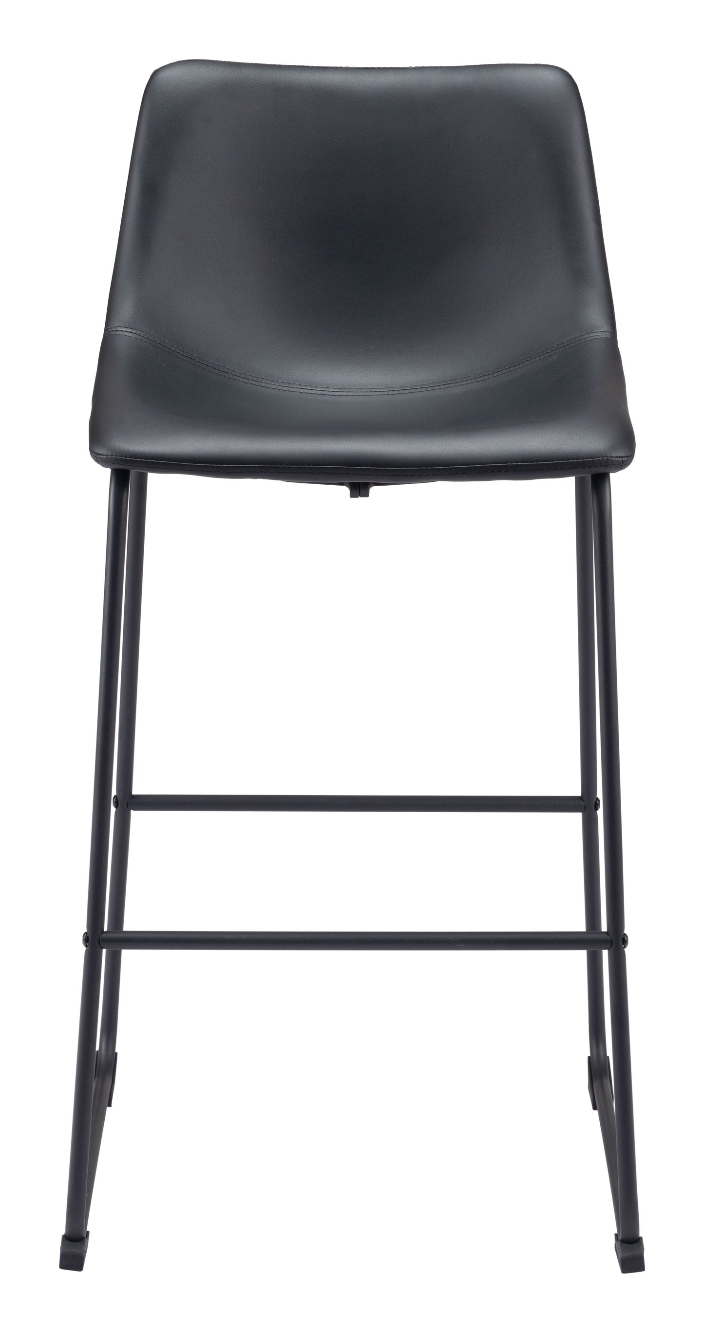 Smart Black Barstool (Set of 2) - Ornate Home