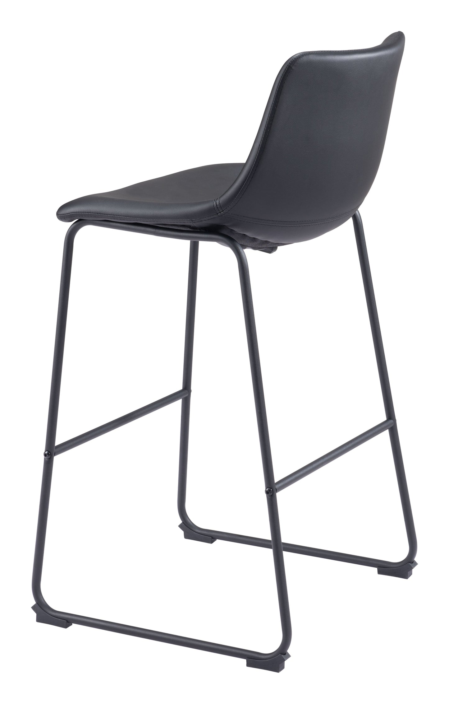 Smart Black Barstool (Set of 2) - Ornate Home
