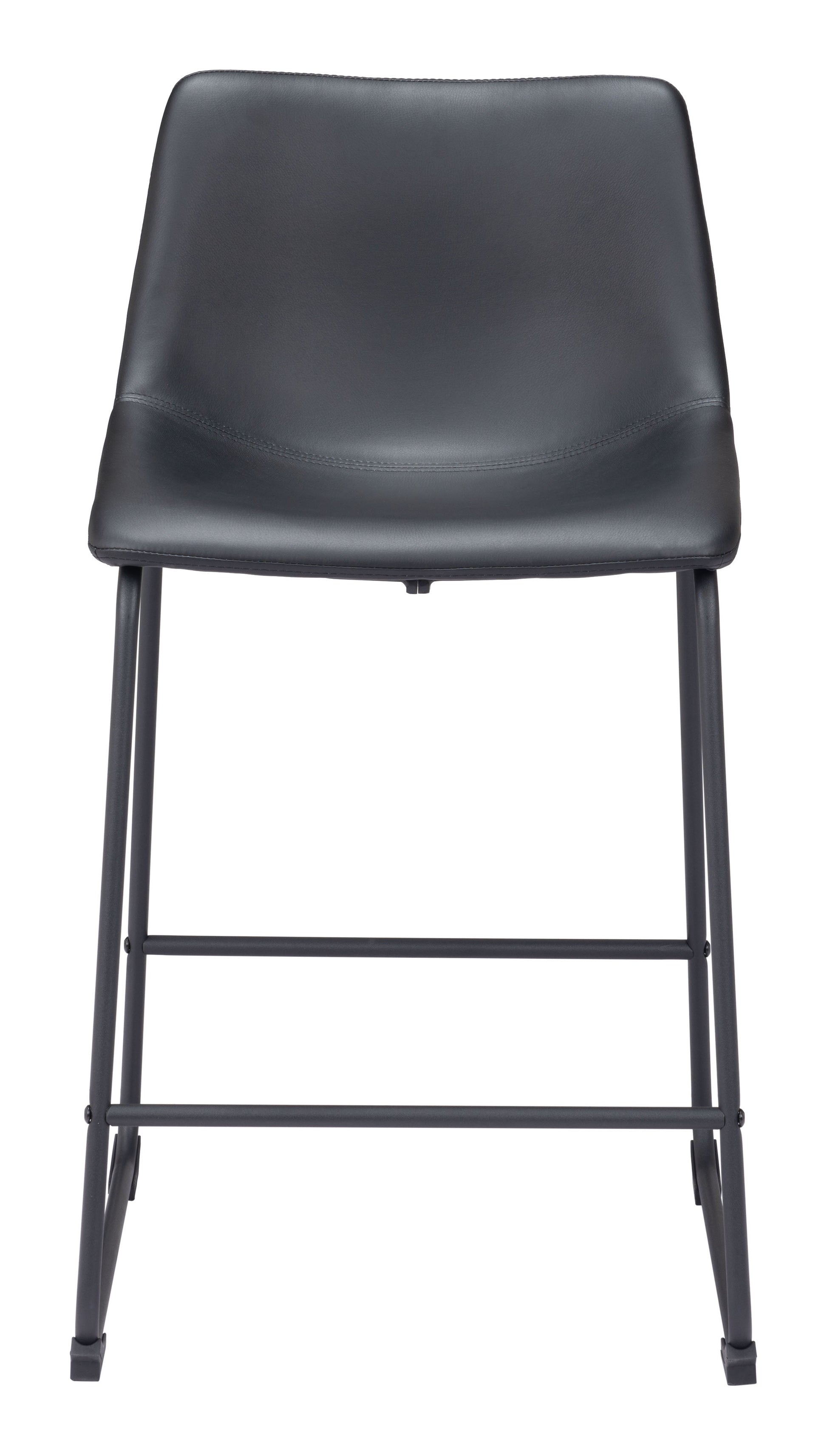 Smart Black Counter Stool (Set of 2) - Ornate Home