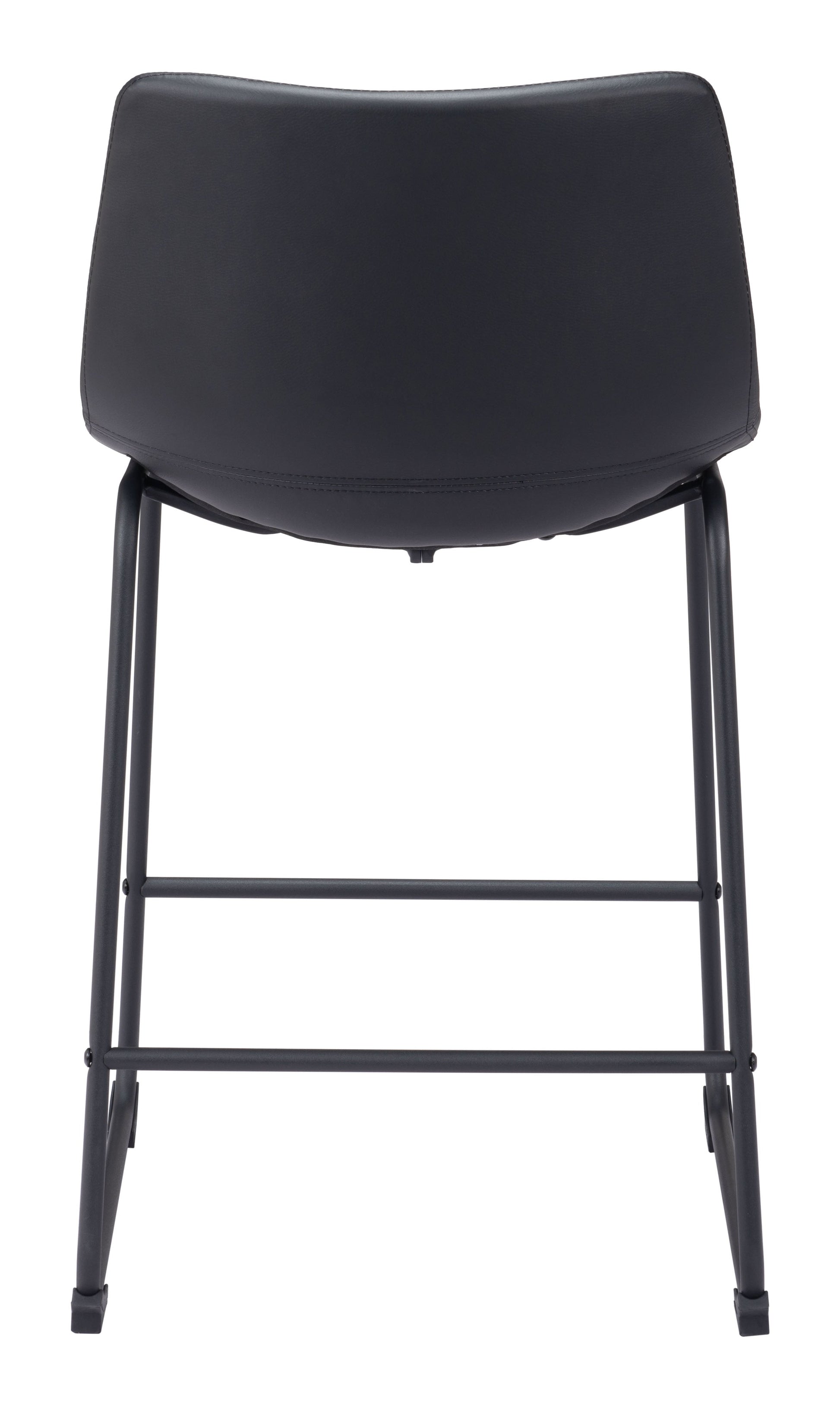 Smart Black Counter Stool (Set of 2) - Ornate Home
