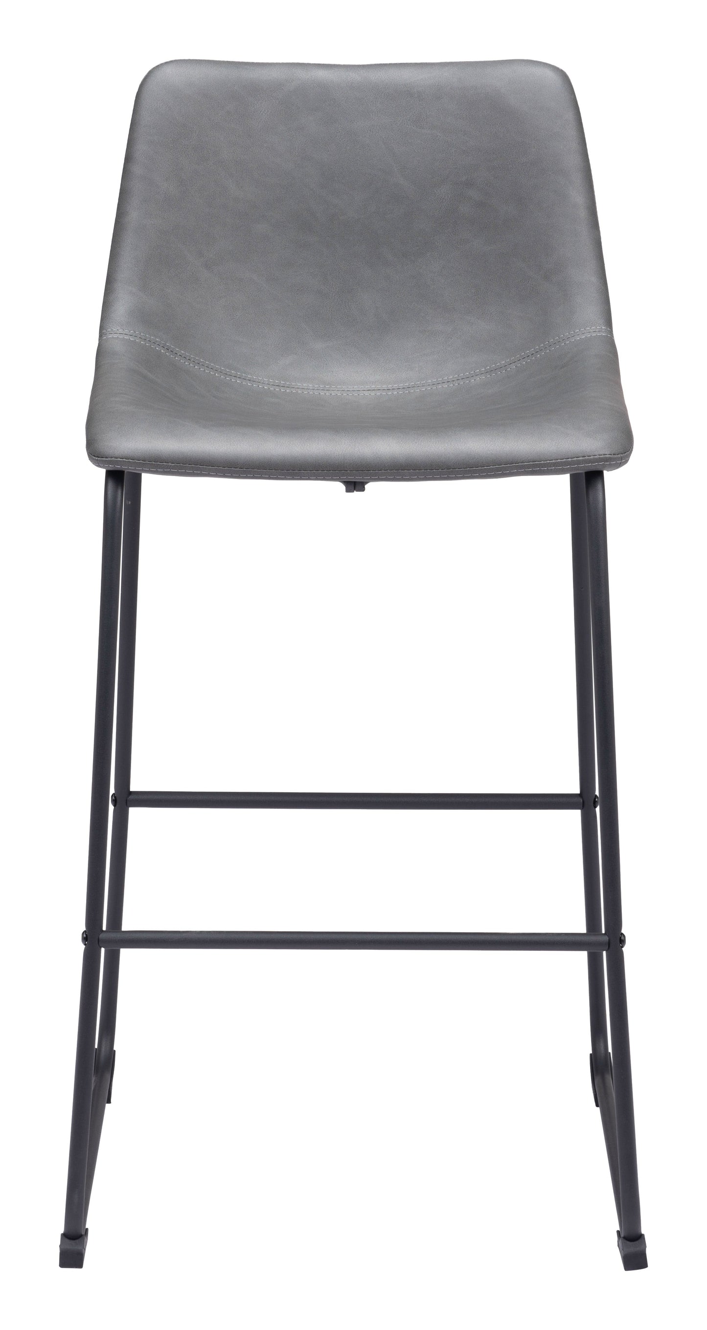 Smart Charcoal Barstool (Set of 2) - Ornate Home