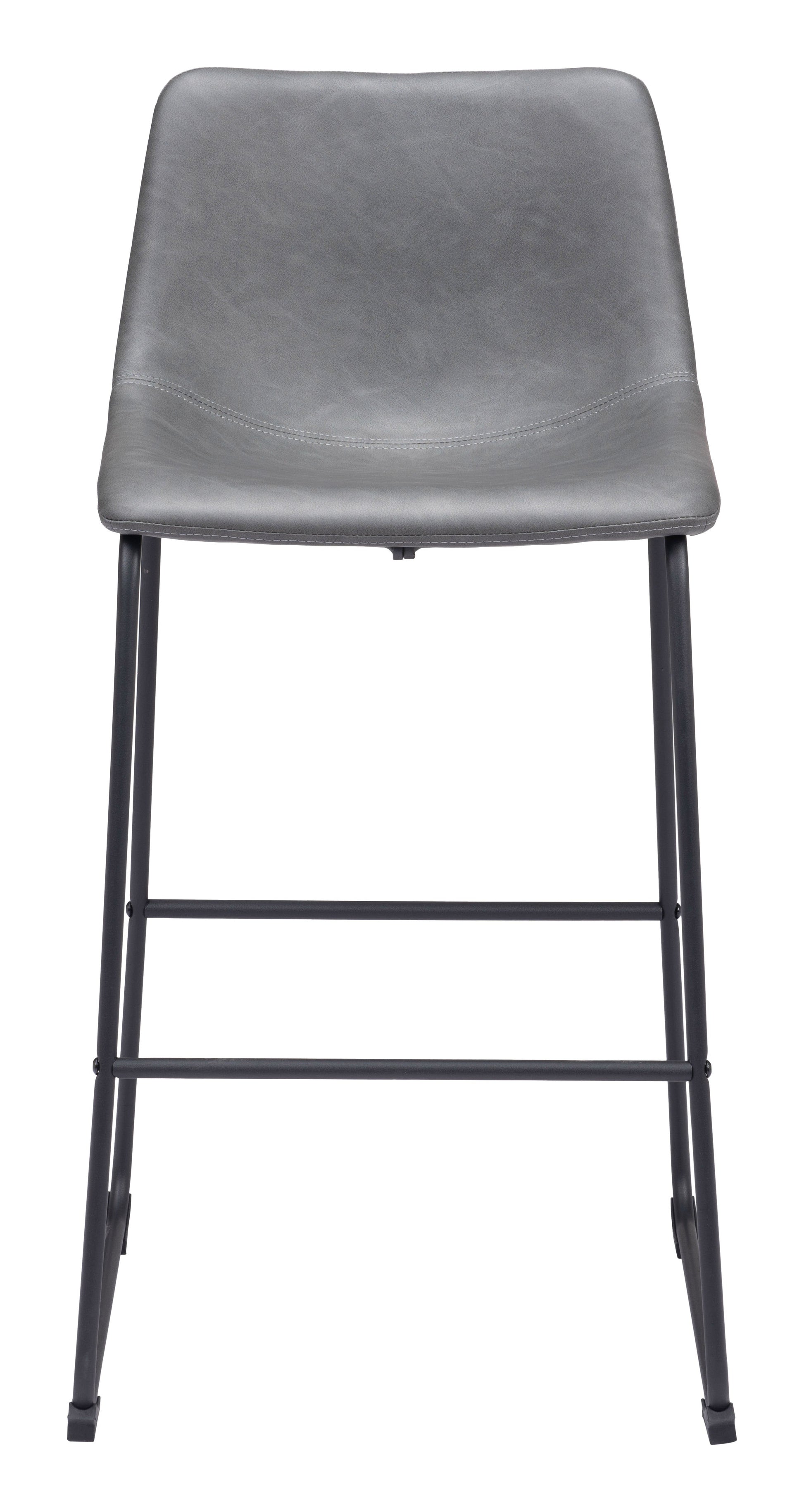 Smart Charcoal Barstool (Set of 2) - Ornate Home