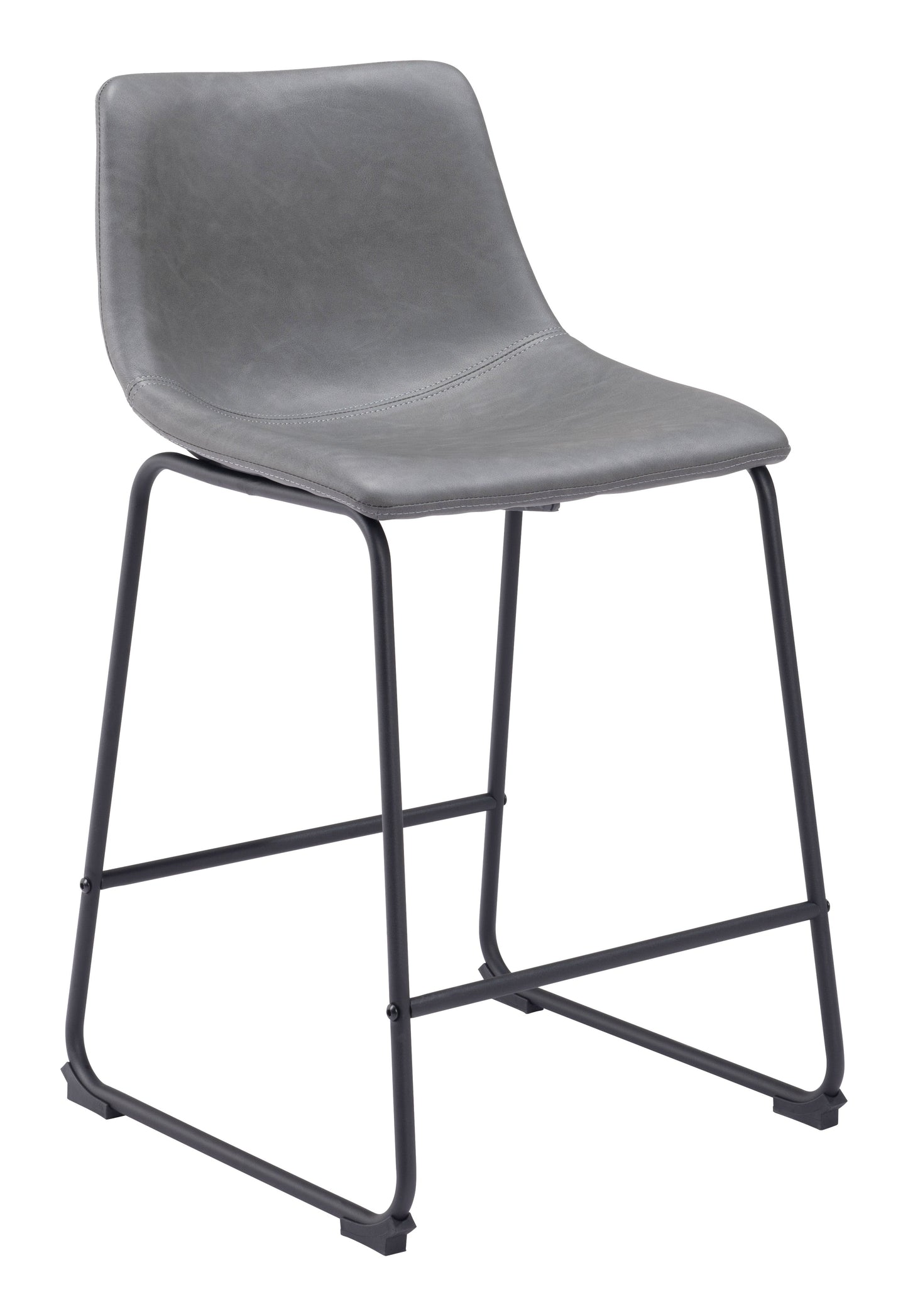 Smart Charcoal Counter Stool (Set of 2) - Ornate Home