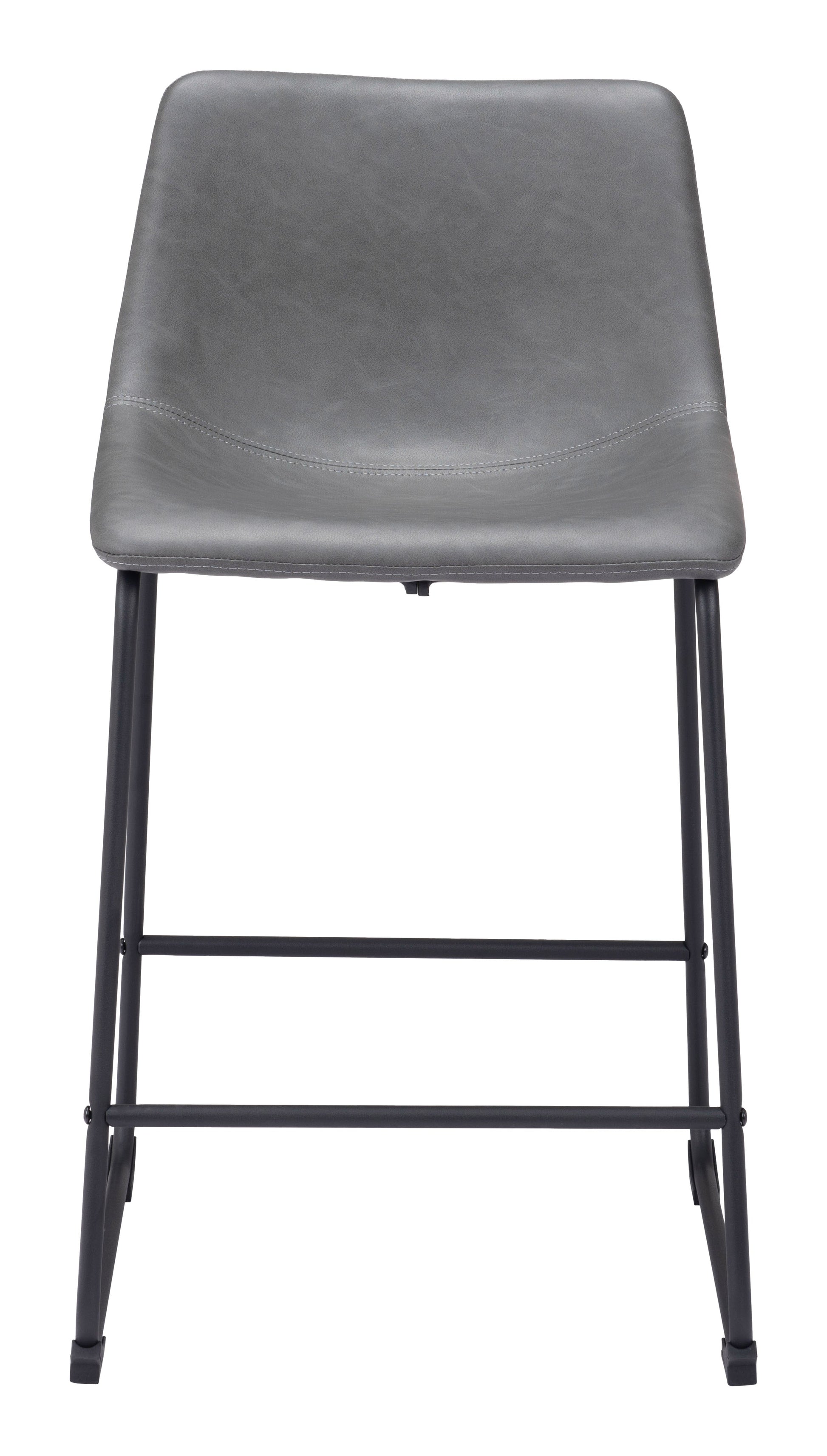 Smart Charcoal Counter Stool (Set of 2) - Ornate Home