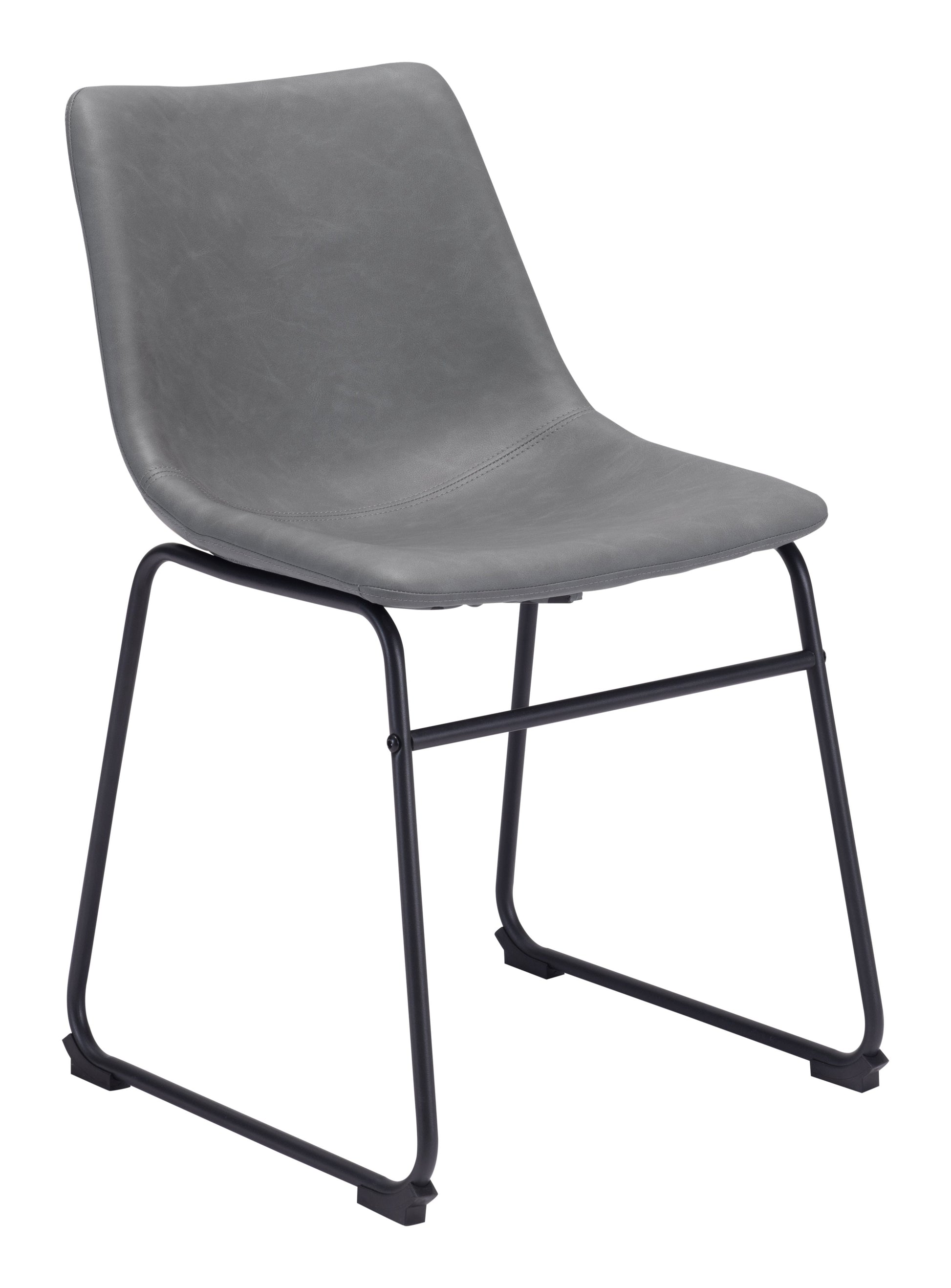 Smart Charcoal Dining Chair (Set of 2) - Ornate Home