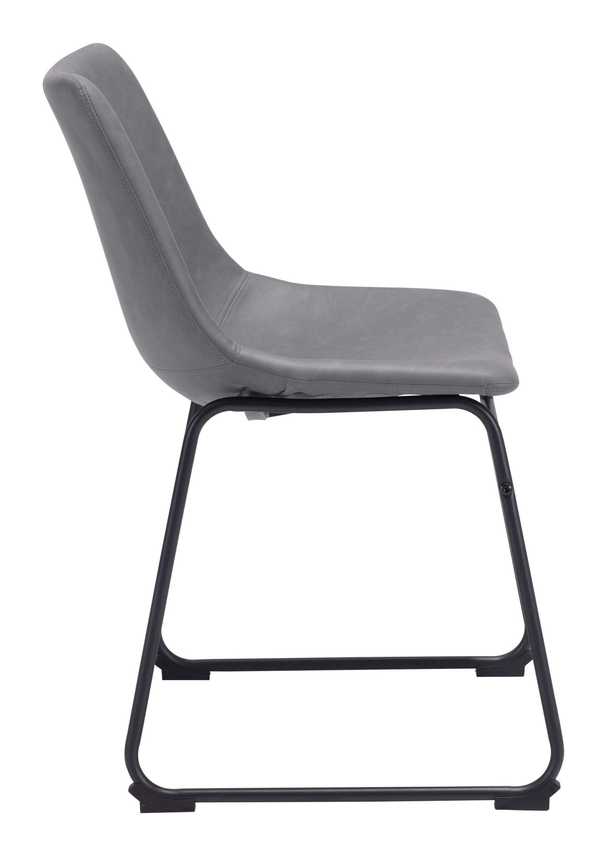 Smart Charcoal Dining Chair (Set of 2) - Ornate Home
