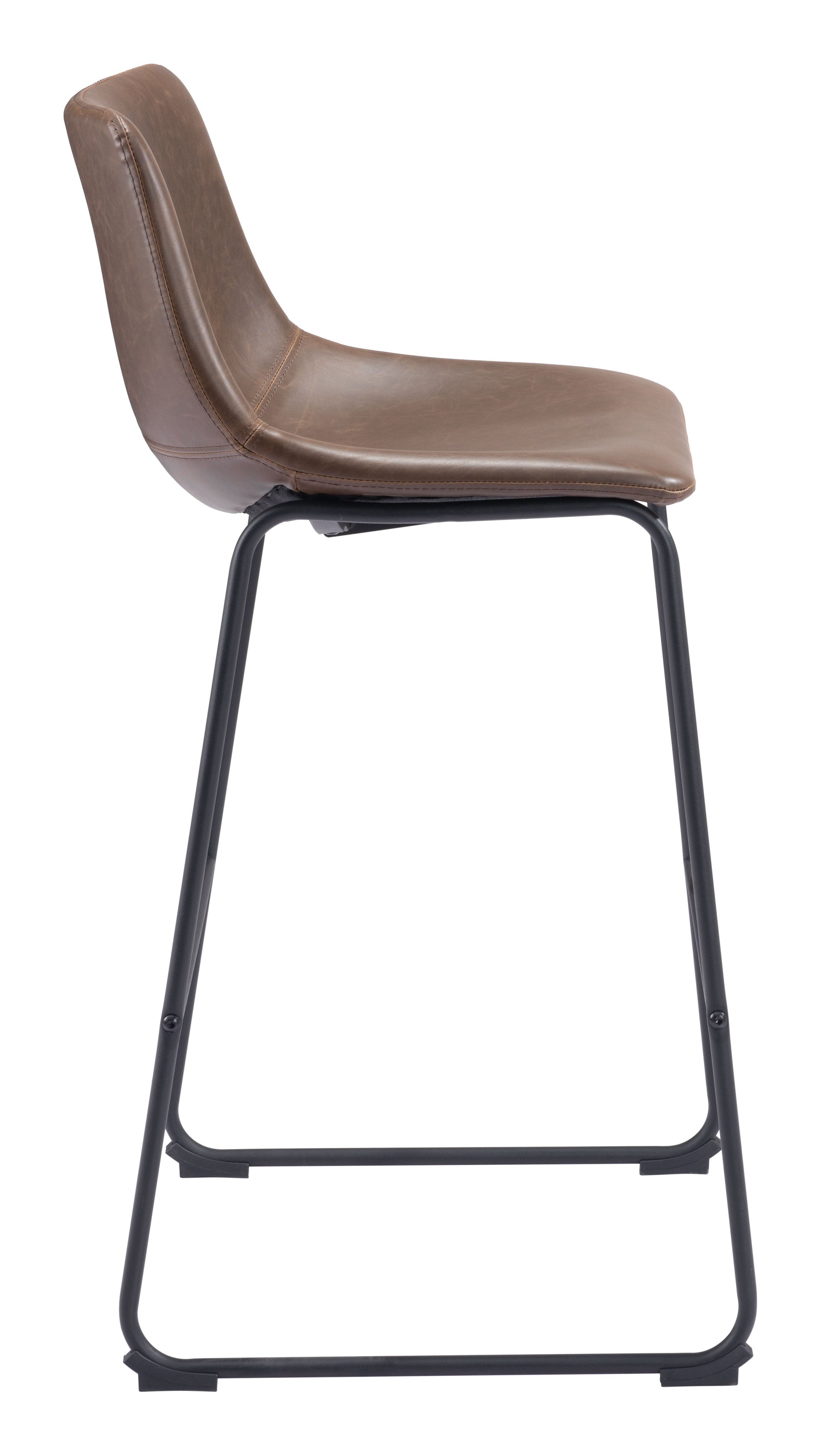 Smart Vintage Espresso Barstool (Set of 2) - Ornate Home