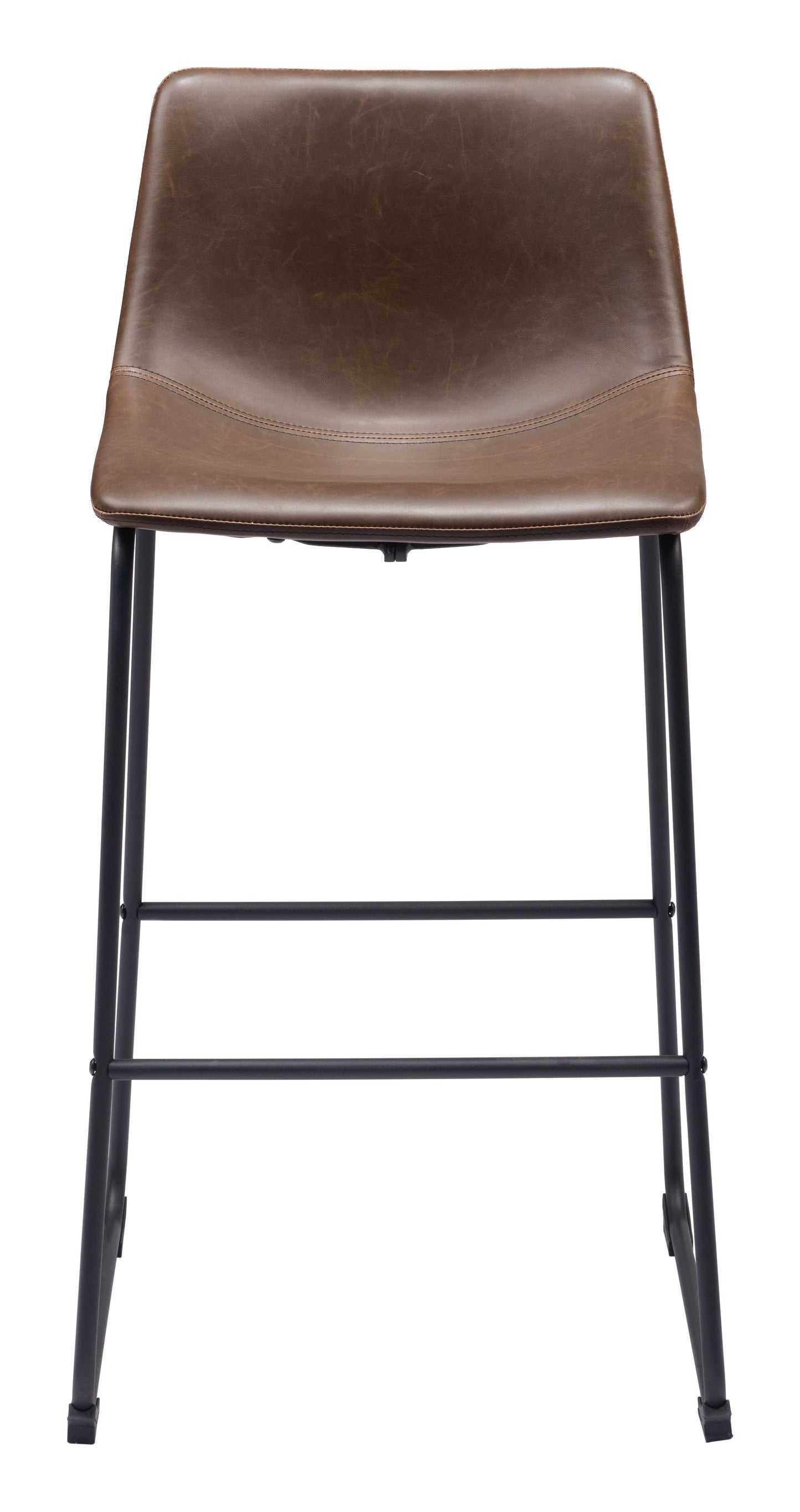 Smart Vintage Espresso Barstool (Set of 2) - Ornate Home