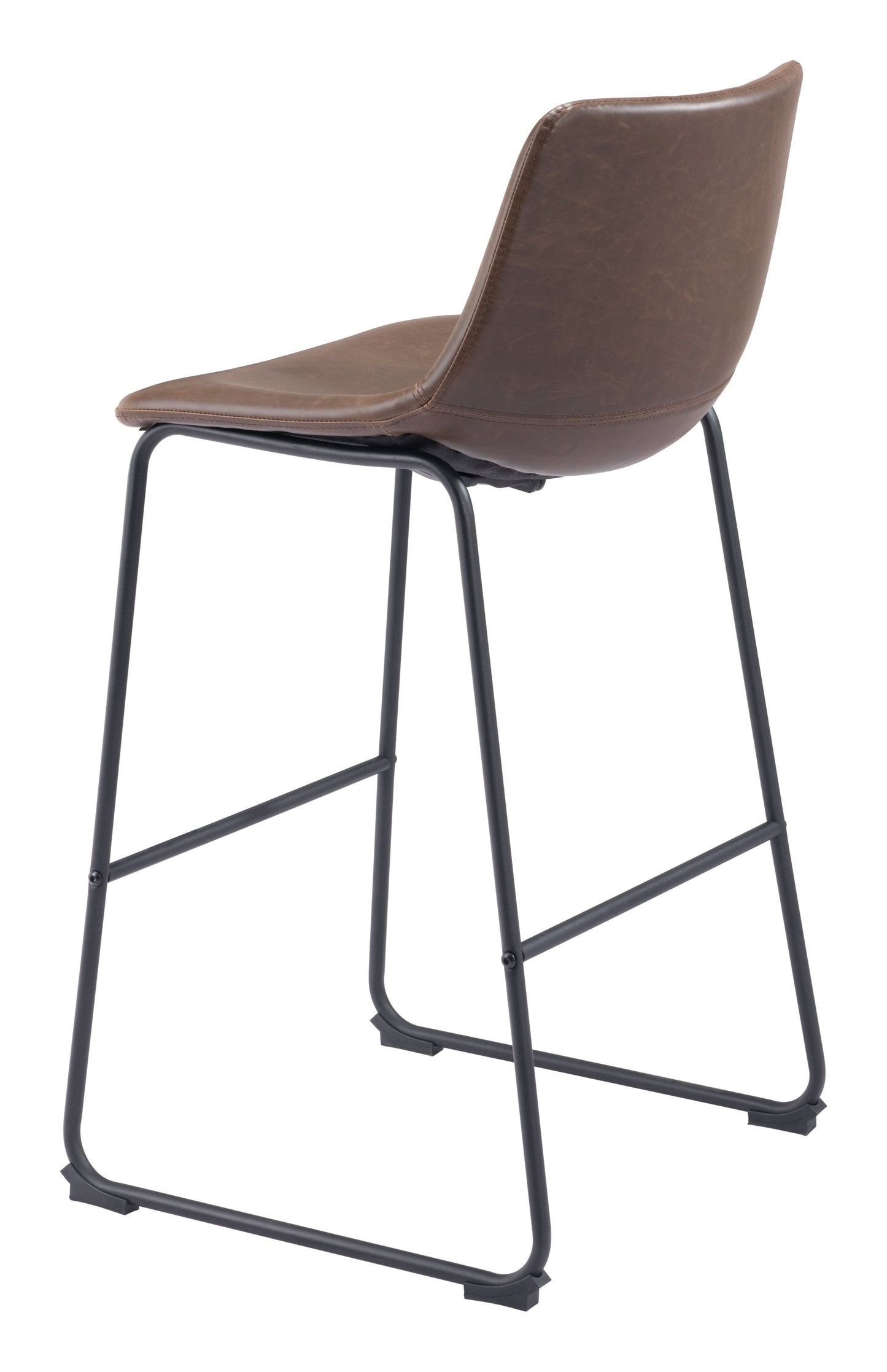 Smart Vintage Espresso Barstool (Set of 2) - Ornate Home