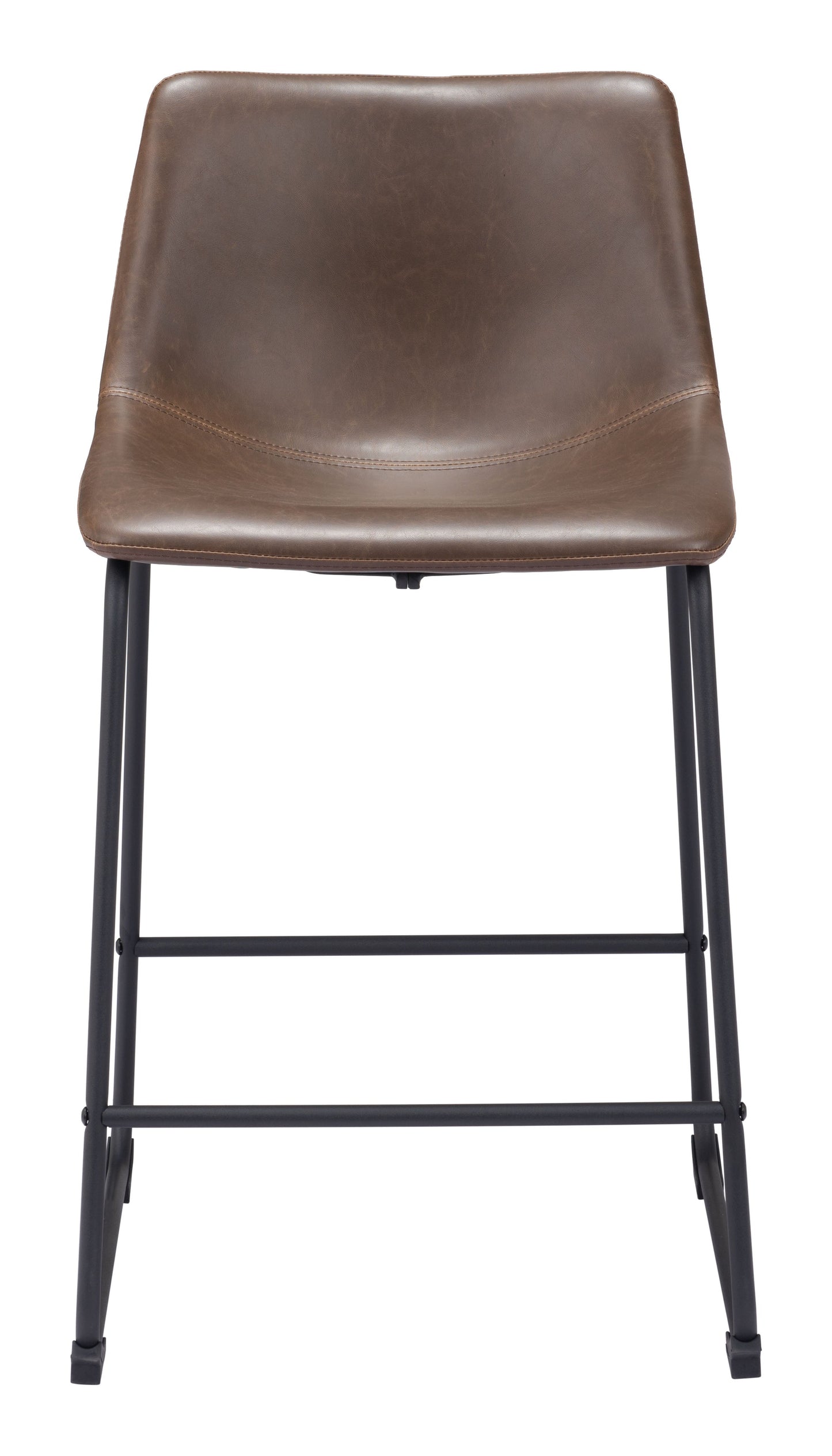 Smart Vintage Espresso Counter Stool (Set of 2) - Ornate Home