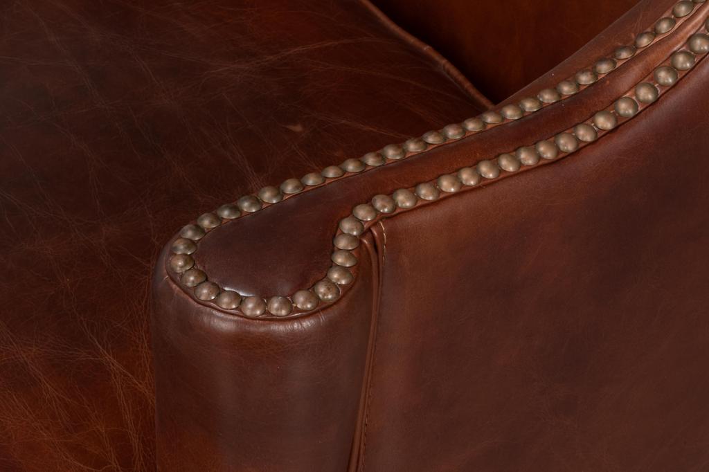 Smithfield Brown Wing Chair - Ornate Home