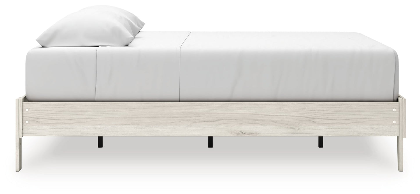 Socalle Light Natural King Platform Bed- Viva Furn