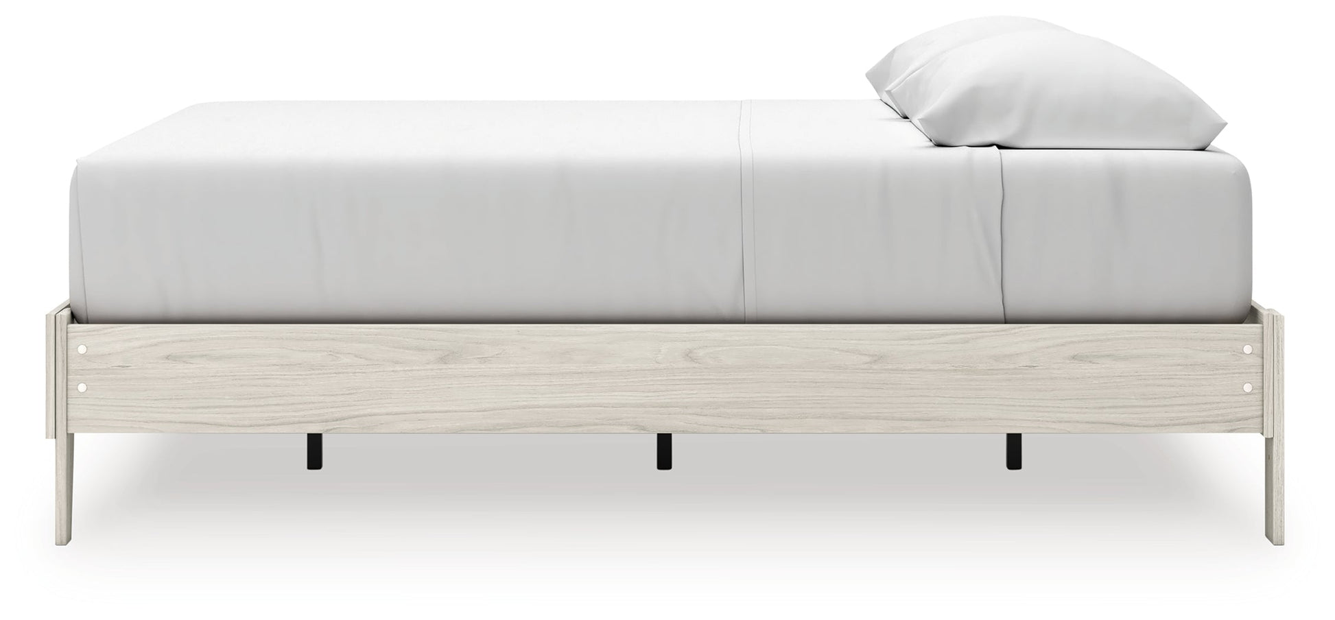 Socalle Light Natural King Platform Bed- Viva Furn