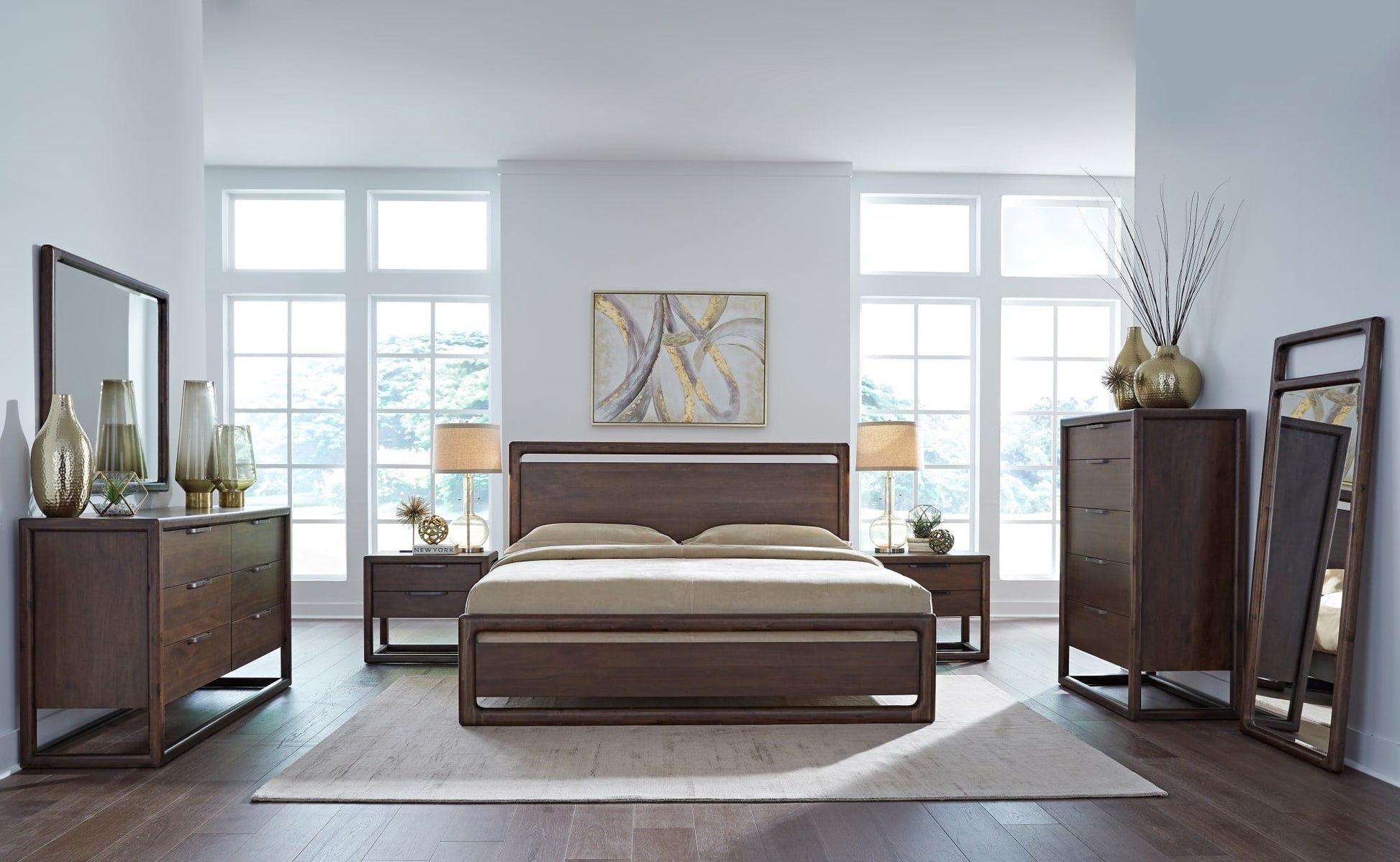 Sol Brown Spice Two Drawer USB - Ornate Home