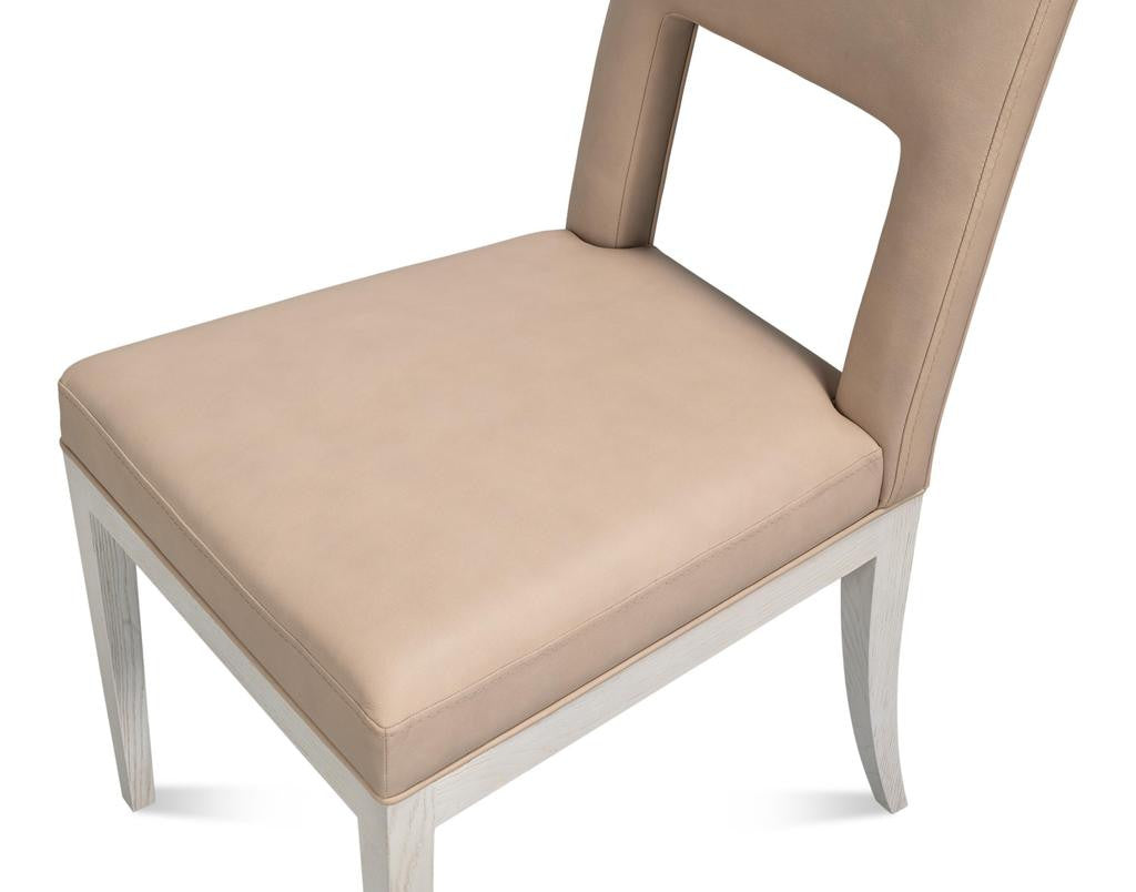 Solace White Chair (Set of 2) - Ornate Home
