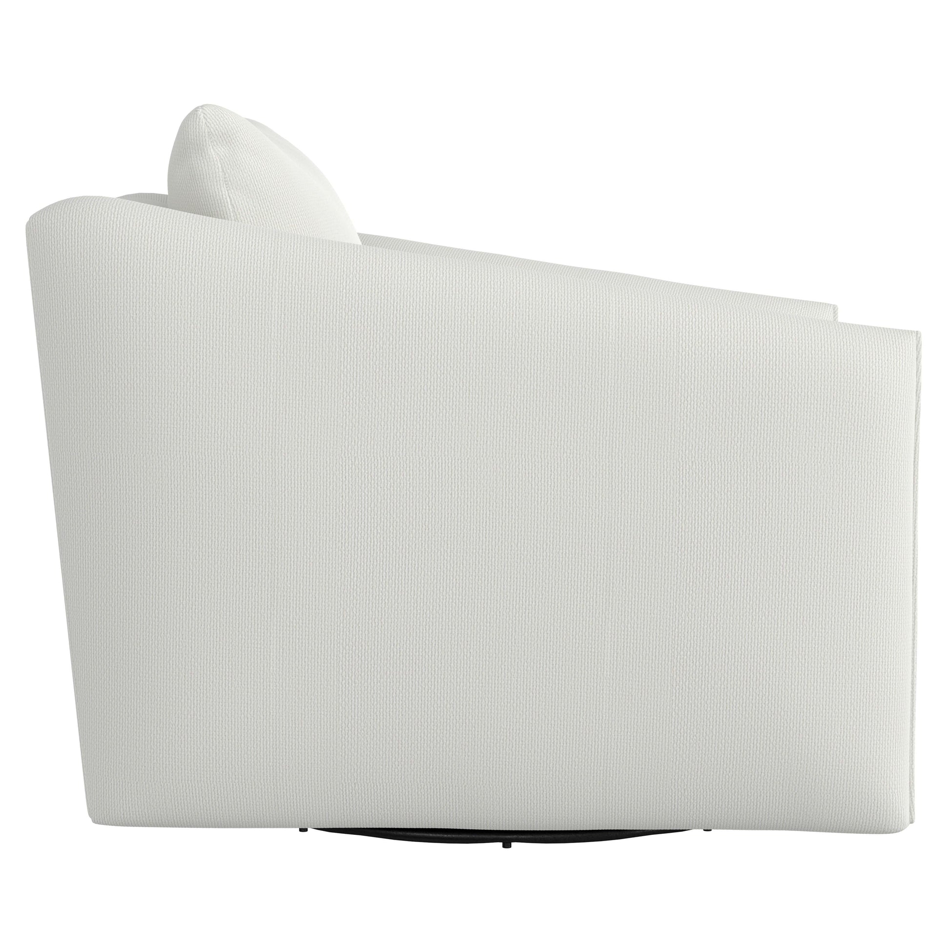 Solana White/Cream Outdoor Swivel Chair - Ornate Home